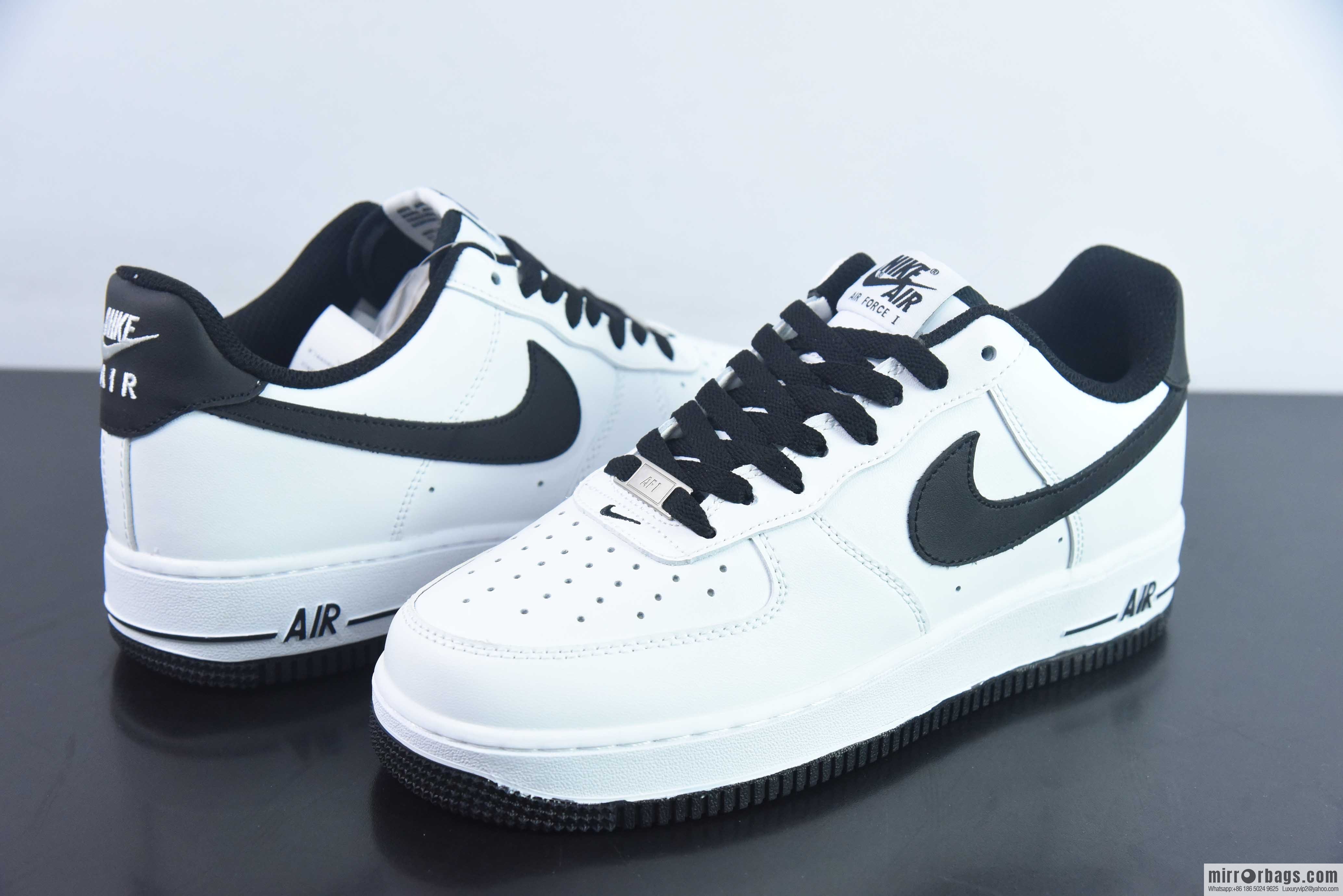 Nike Air Force 1 Low Air Force One low-top versatile recreational sports shoes, black and white, item number: DH7561-102