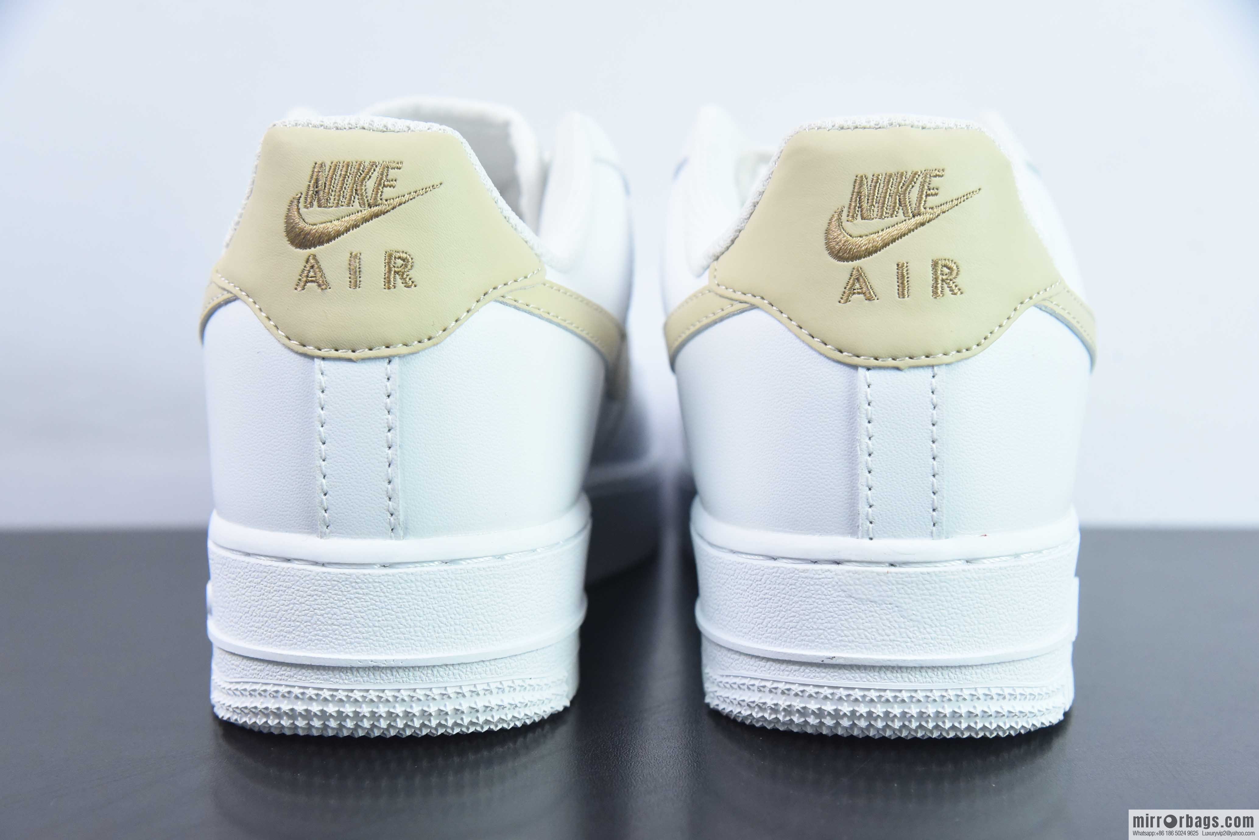 Nike Air Force 1 Low Air Force One Low Help Versatile Leisure Sports Board Shoes Gold Small Gold Hook, Item Number: CZ0270-105