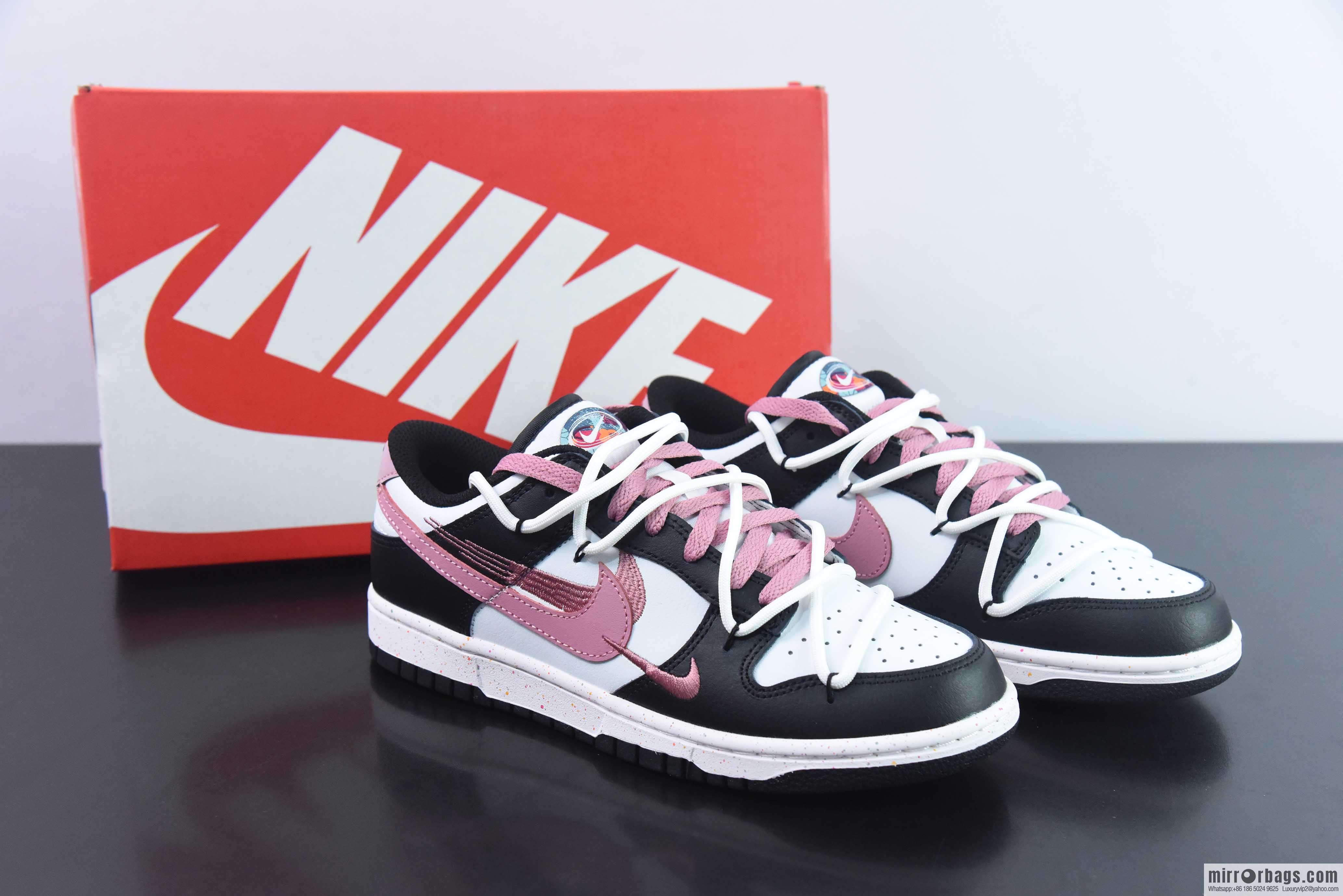 NK SB Dunk Low deconstruction vitality three hook black and white powder, item number: FD4623-153