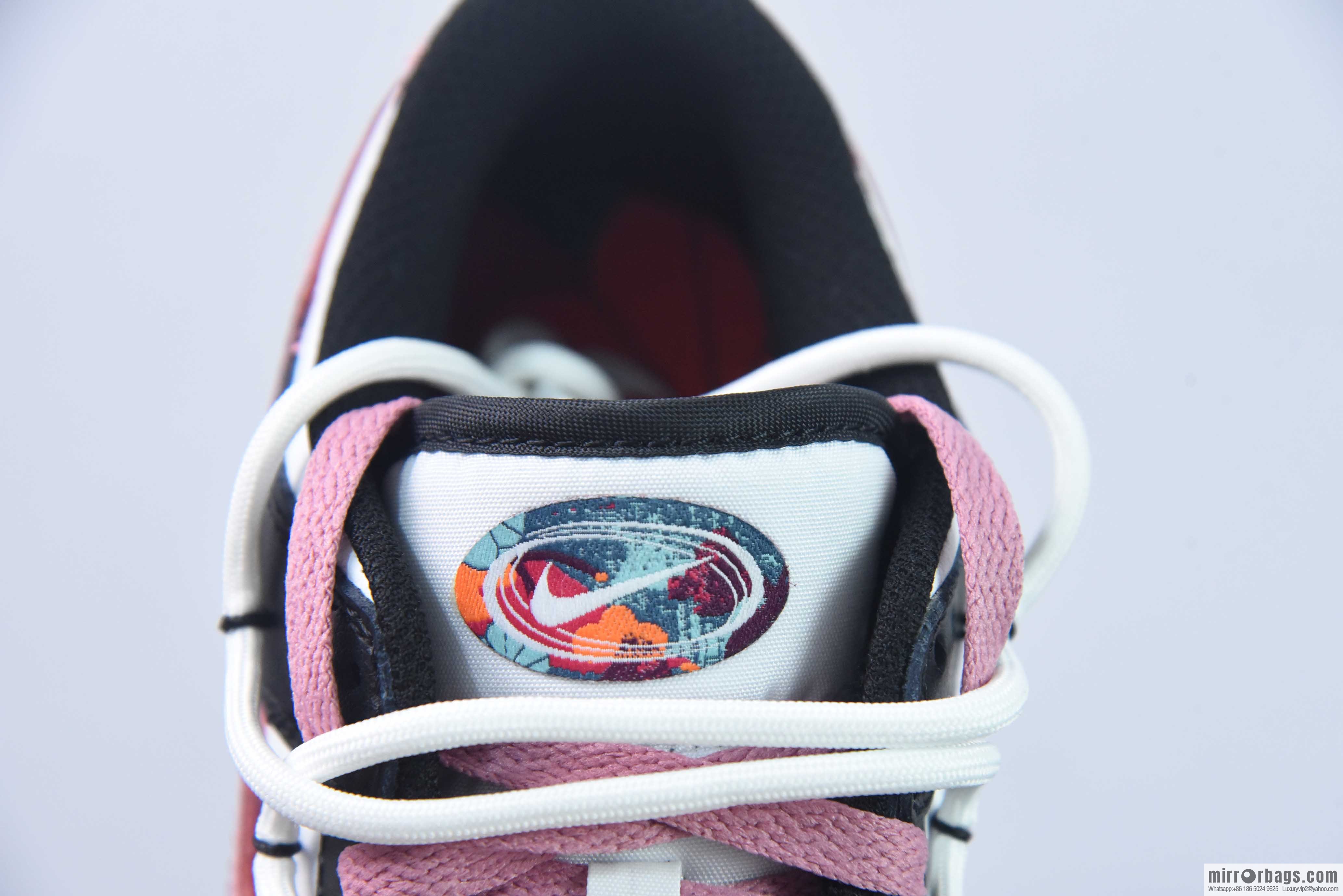 NK SB Dunk Low deconstruction vitality three hook black and white powder, item number: FD4623-153