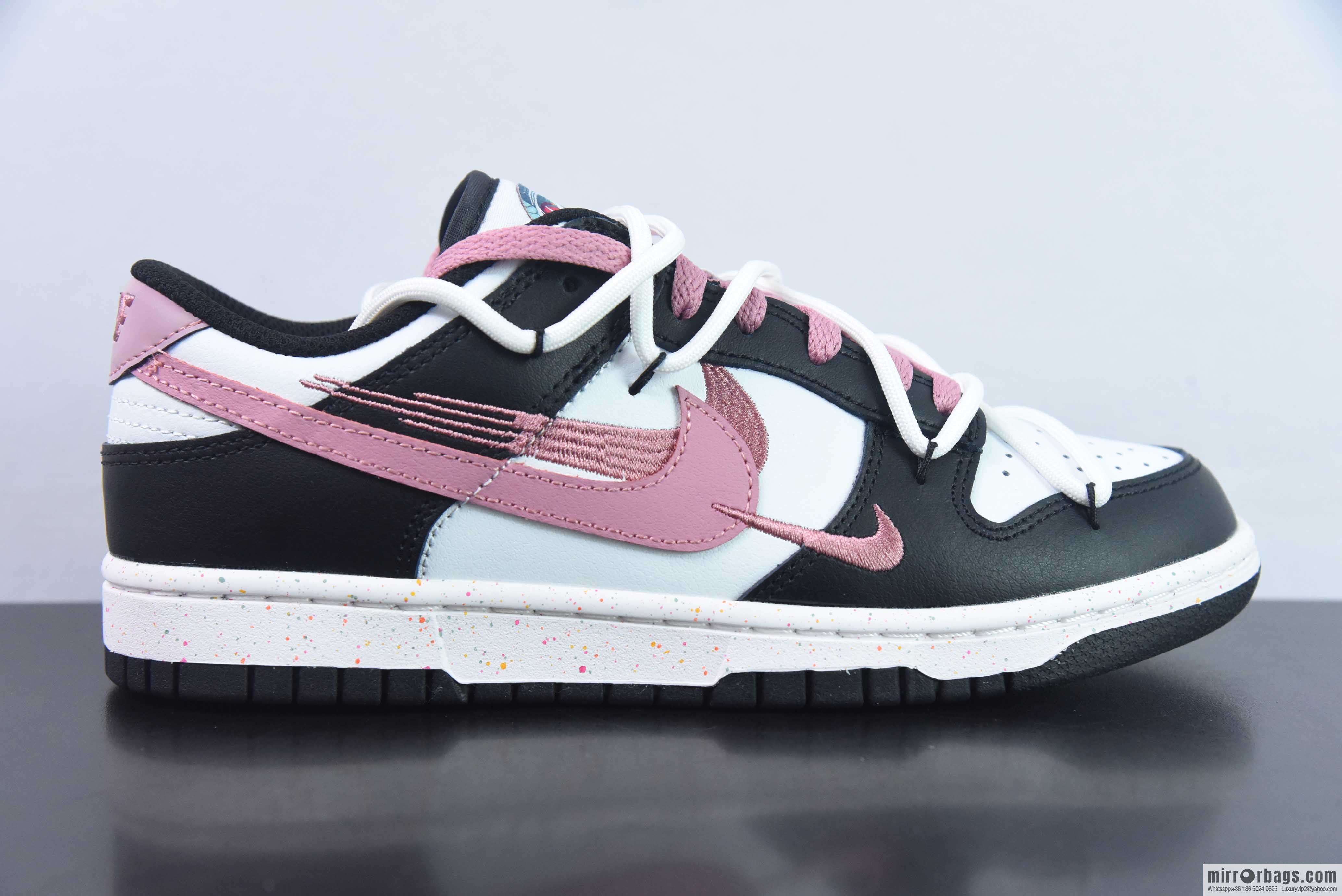 NK SB Dunk Low deconstruction vitality three hook black and white powder, item number: FD4623-153