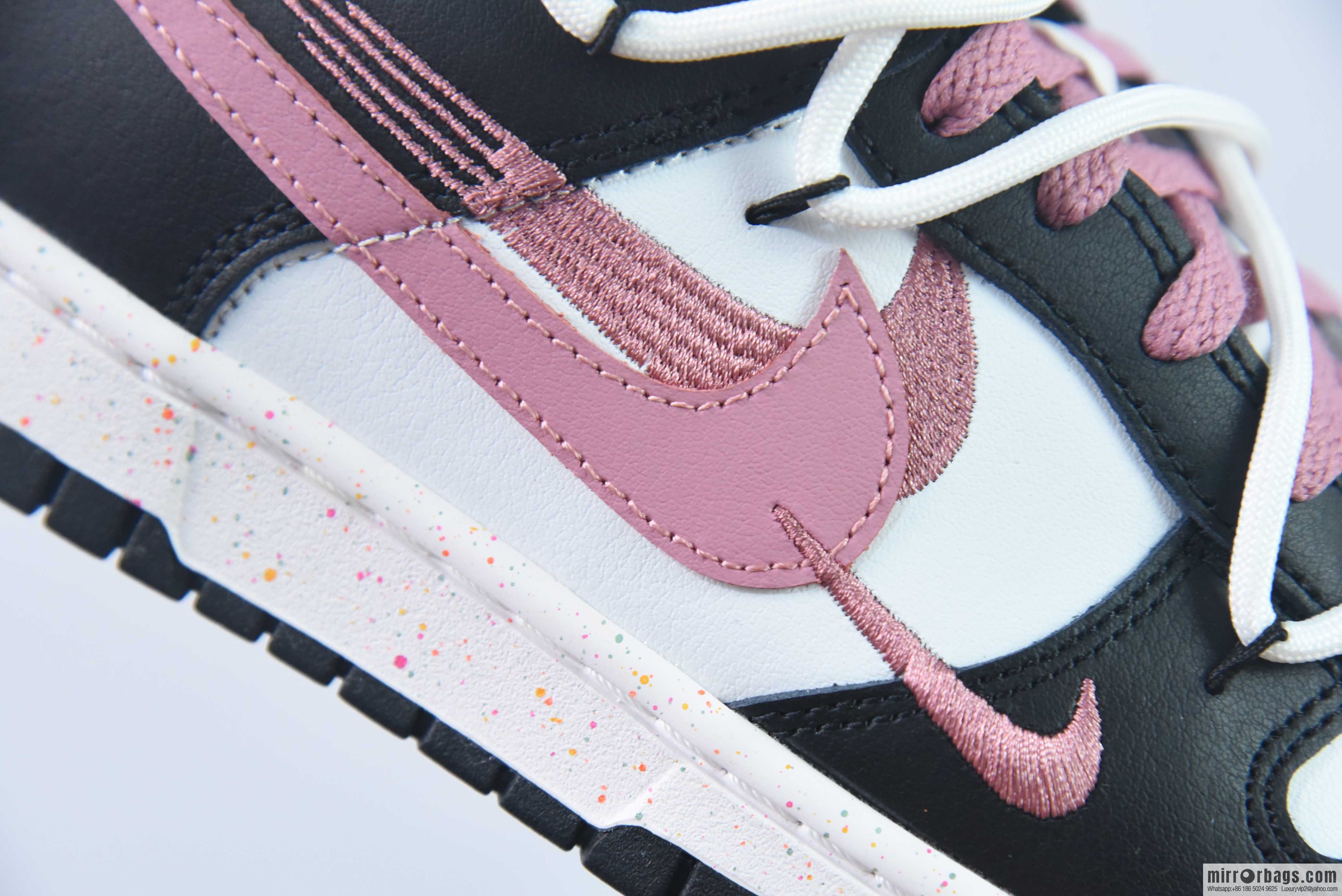 NK SB Dunk Low deconstruction vitality three hook black and white powder, item number: FD4623-153