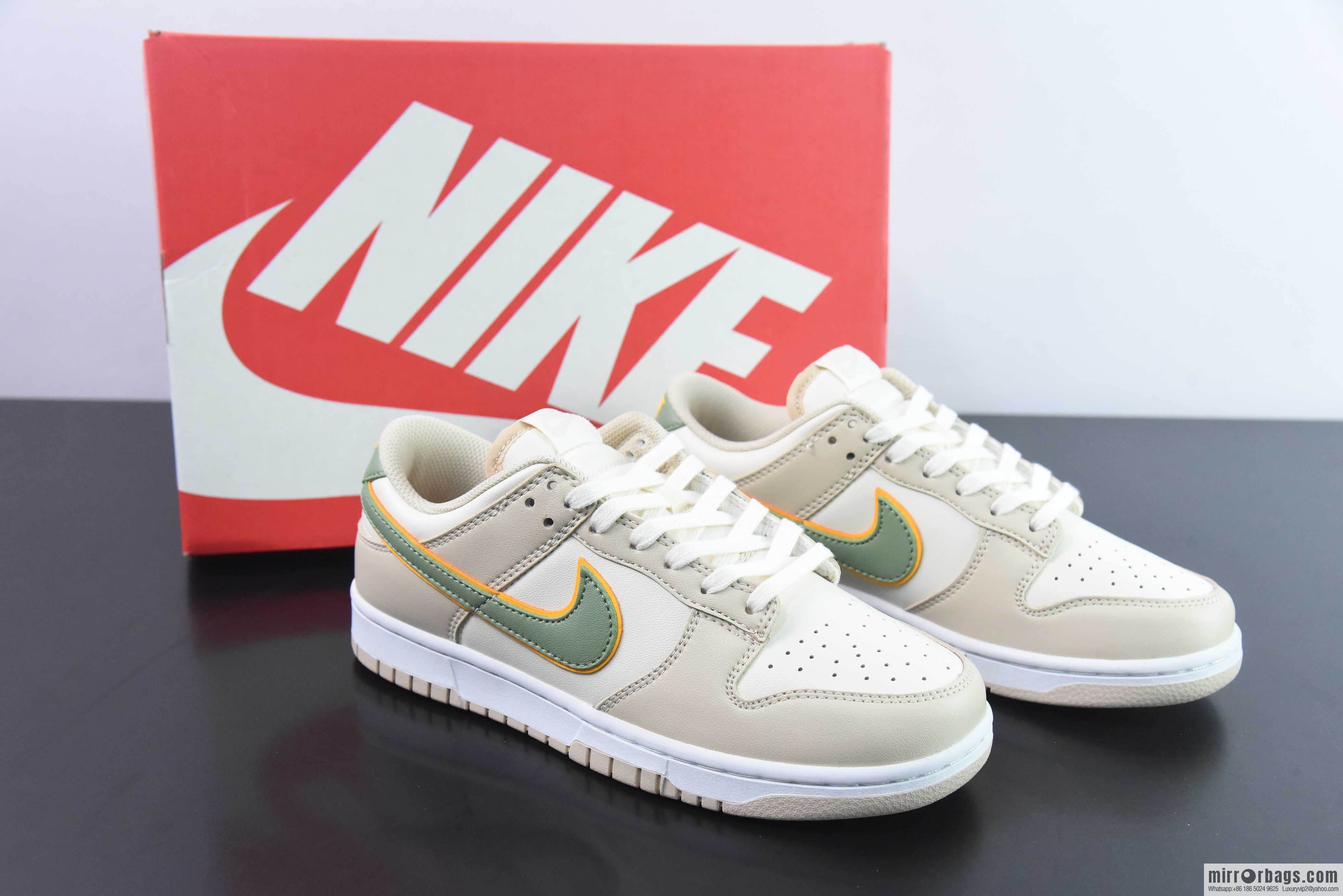 Nike SB Dunk Low Light Tan Yellow green, small fresh, item number: FQ6869 131
