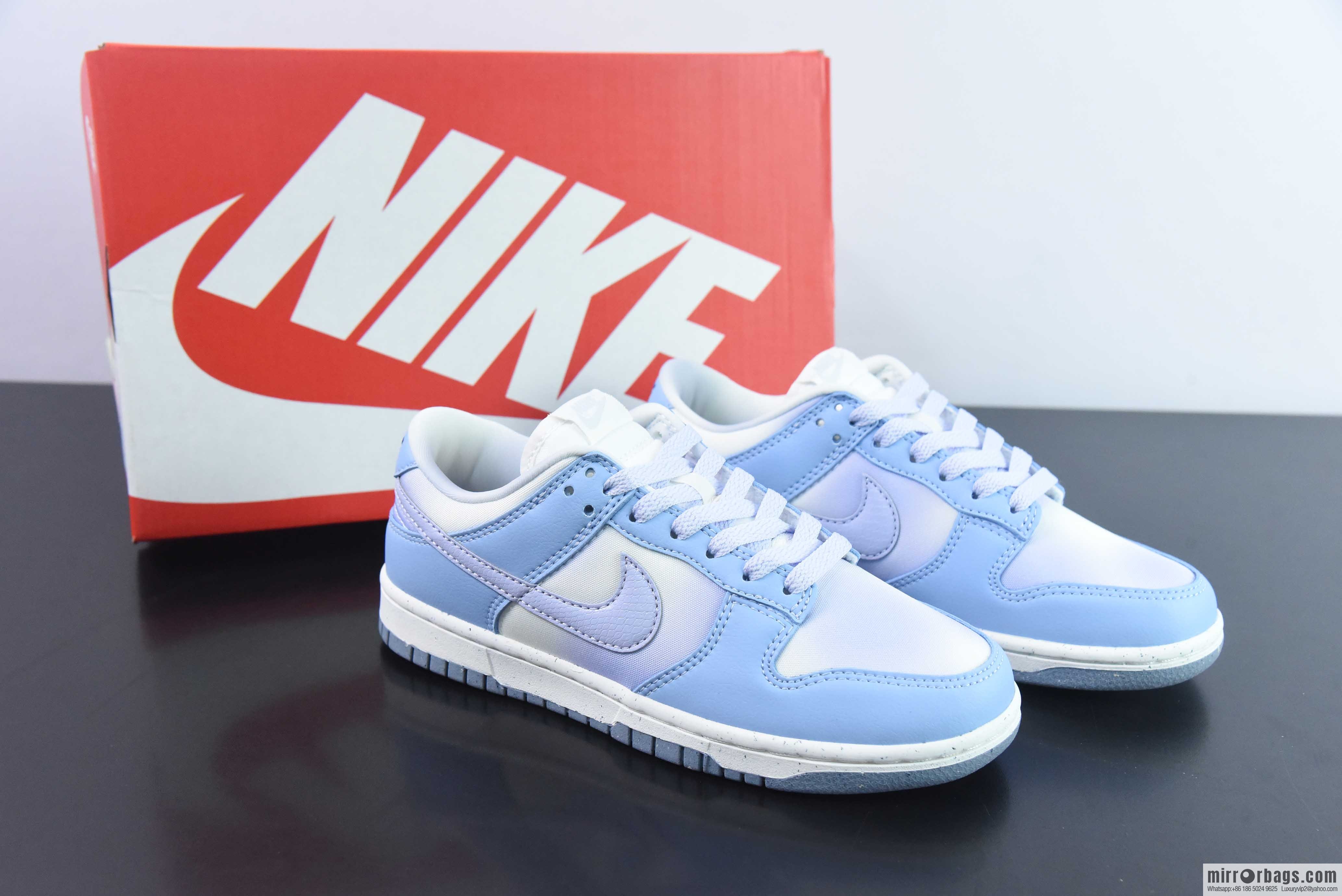 Nike SB Dunk Low GS blue-purple gradual change crocodile pattern sneakers sweet wind, item number: FN0323 400