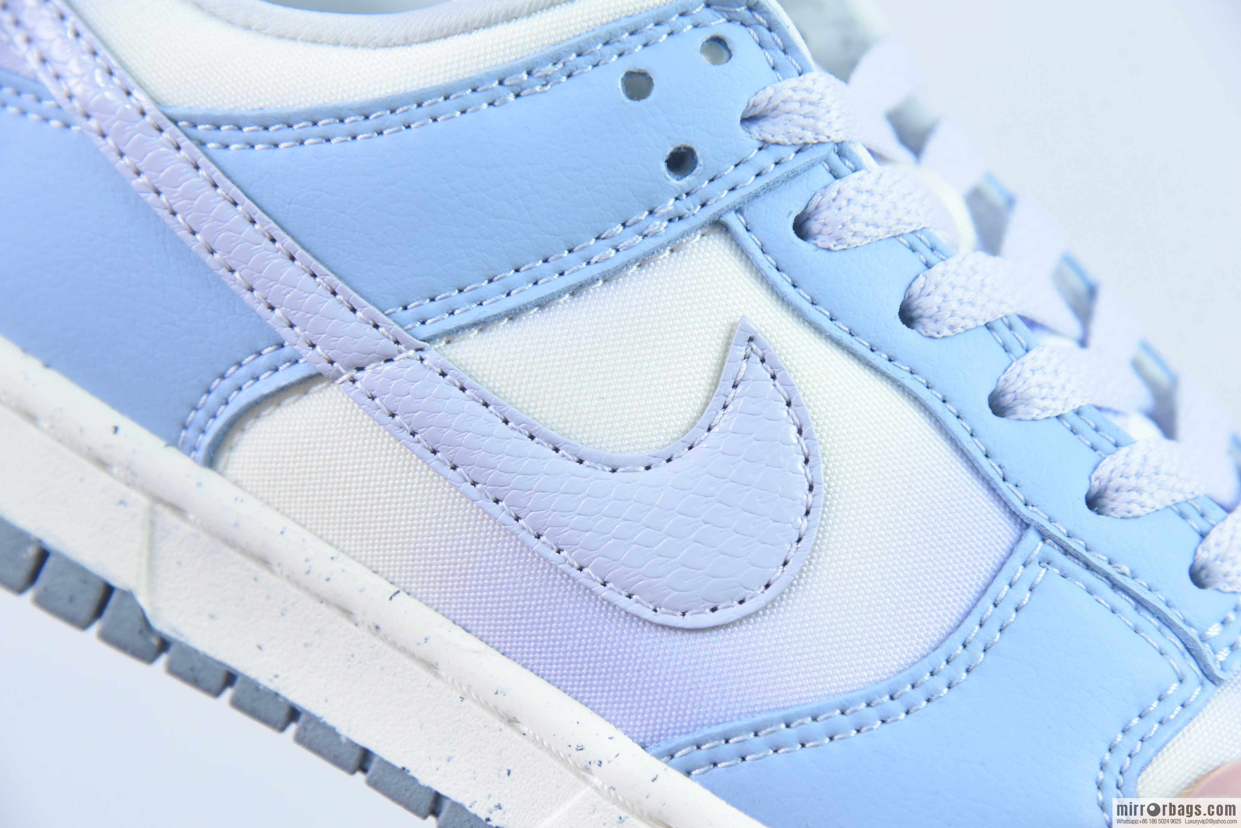 Nike SB Dunk Low GS blue-purple gradual change crocodile pattern sneakers sweet wind, item number: FN0323 400