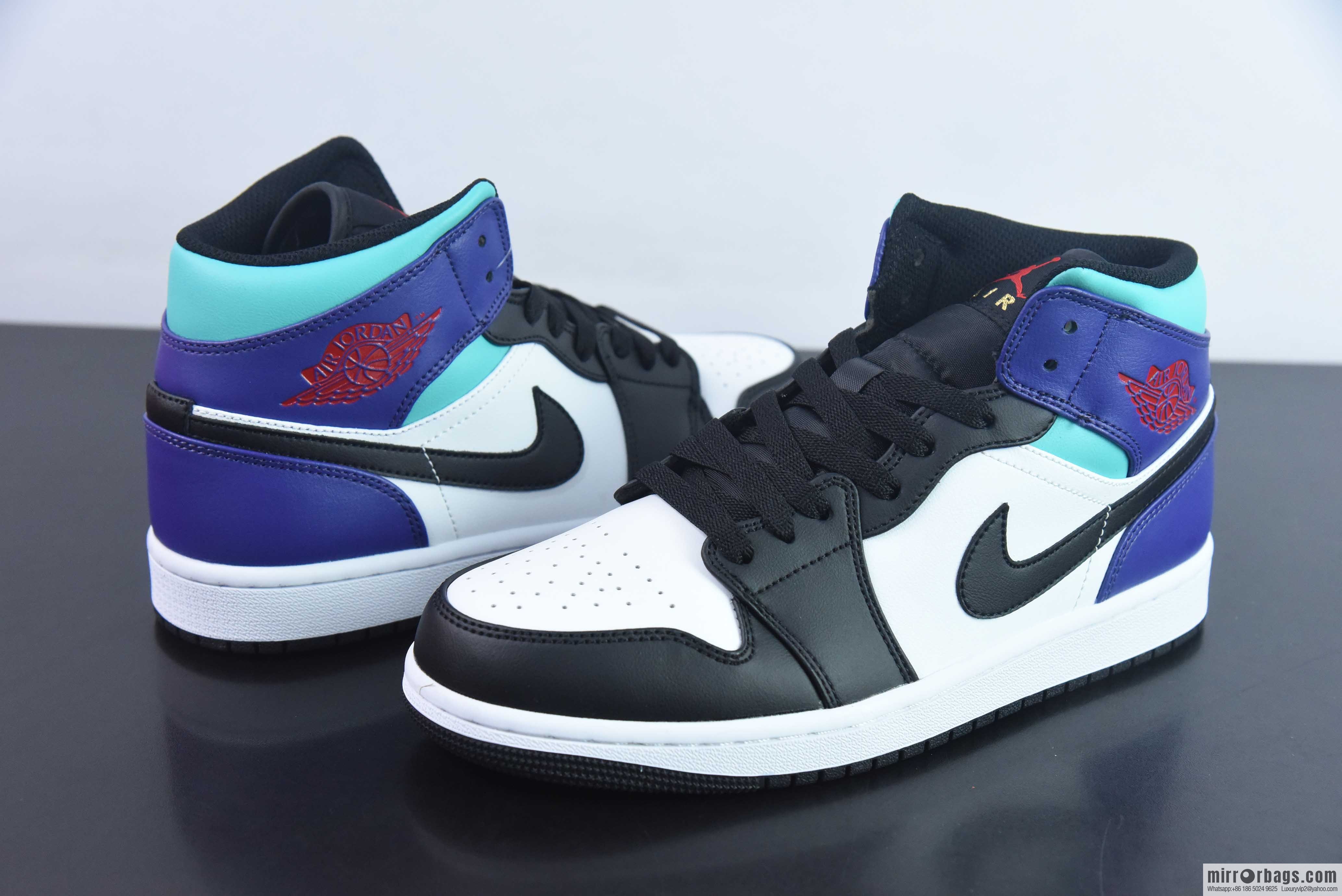Nike Air Jordan 1 Mid Qiao 1 middle help sports basketball shoes DQ8426-154