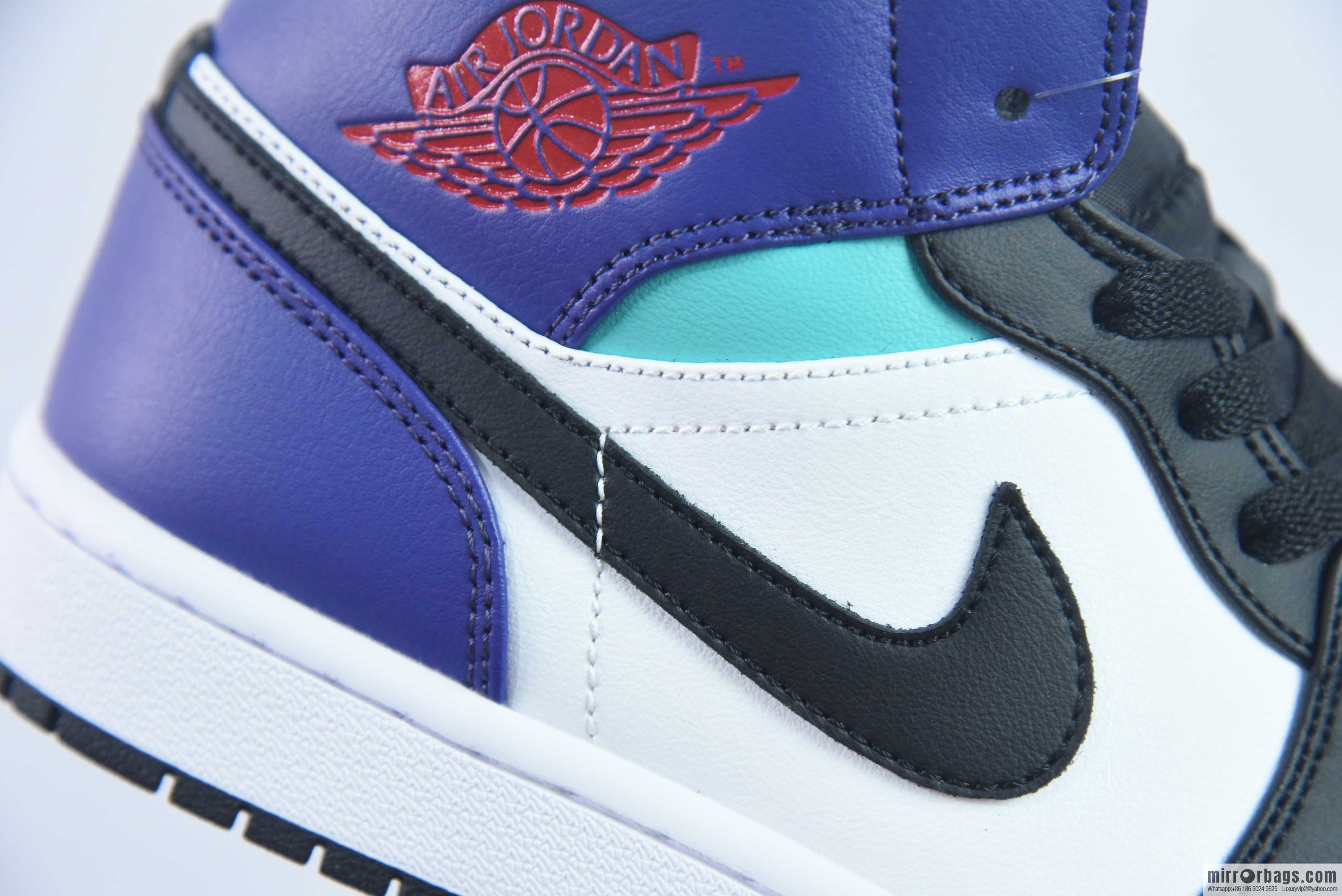 Nike Air Jordan 1 Mid Qiao 1 middle help sports basketball shoes DQ8426-154