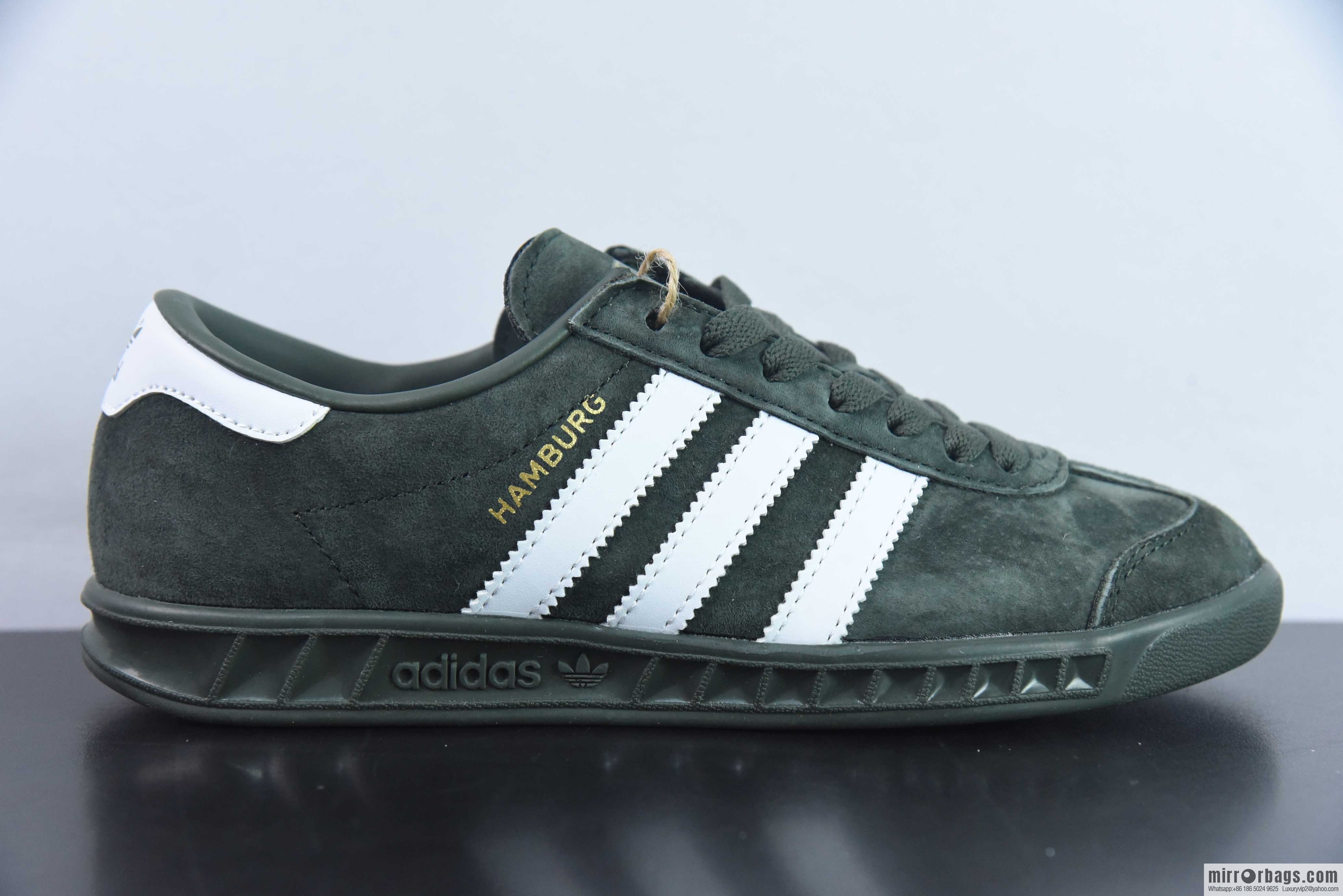 Adi AD Originals Hamburg City series low-top classic retro German training style casual sports shoes, item number: GW9641