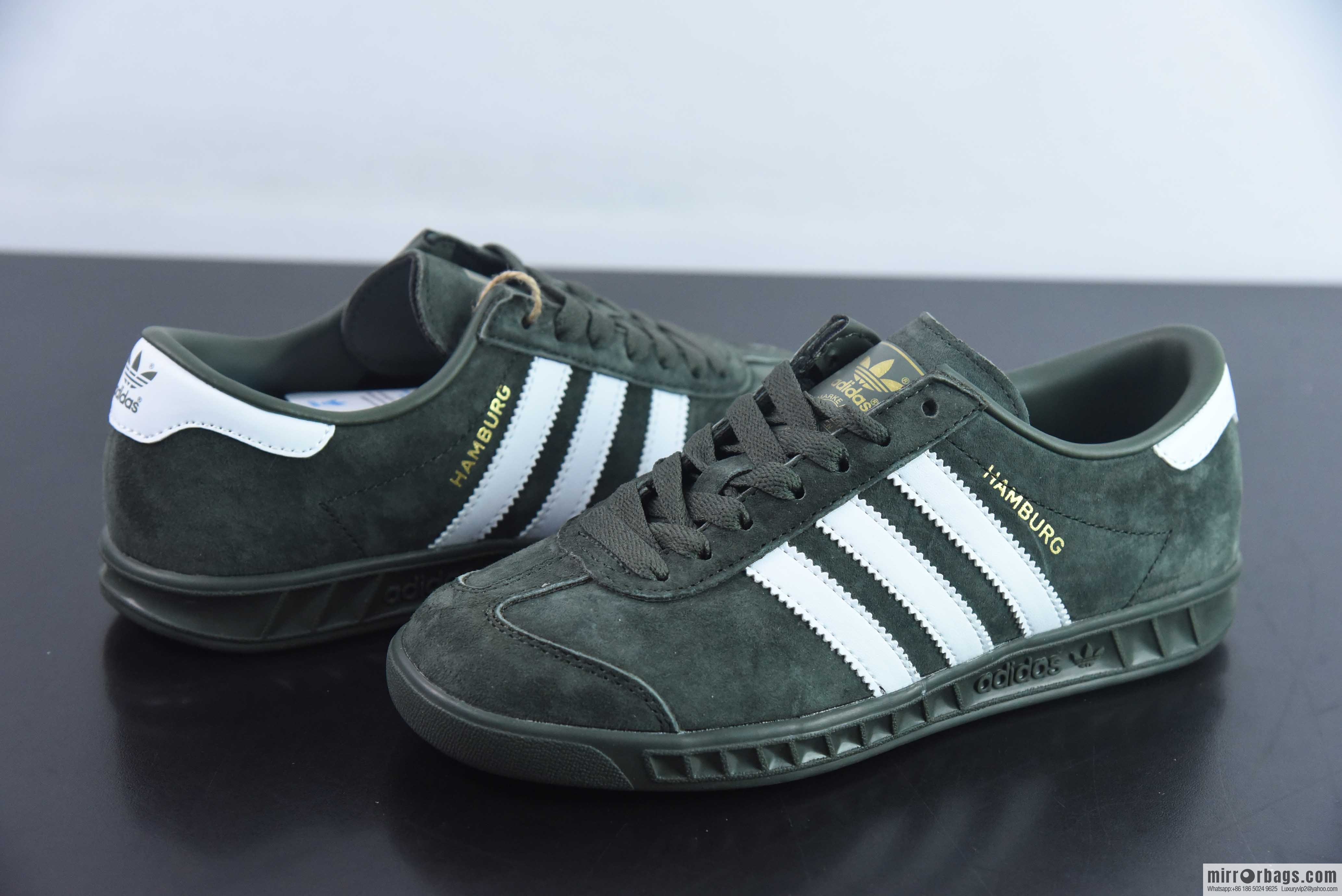 Adi AD Originals Hamburg City series low-top classic retro German training style casual sports shoes, item number: GW9641
