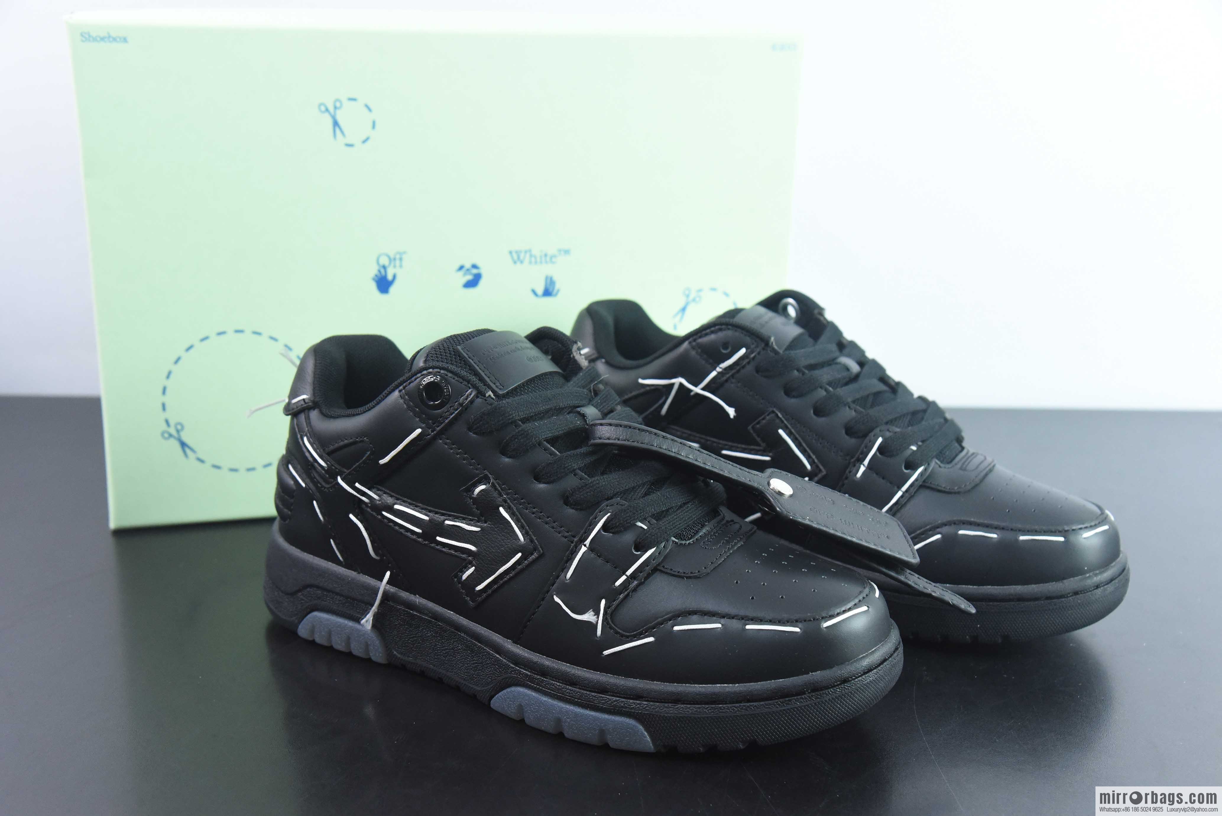OFF-WHITE Out Of Office series low-top retro versatile casual sports shoes