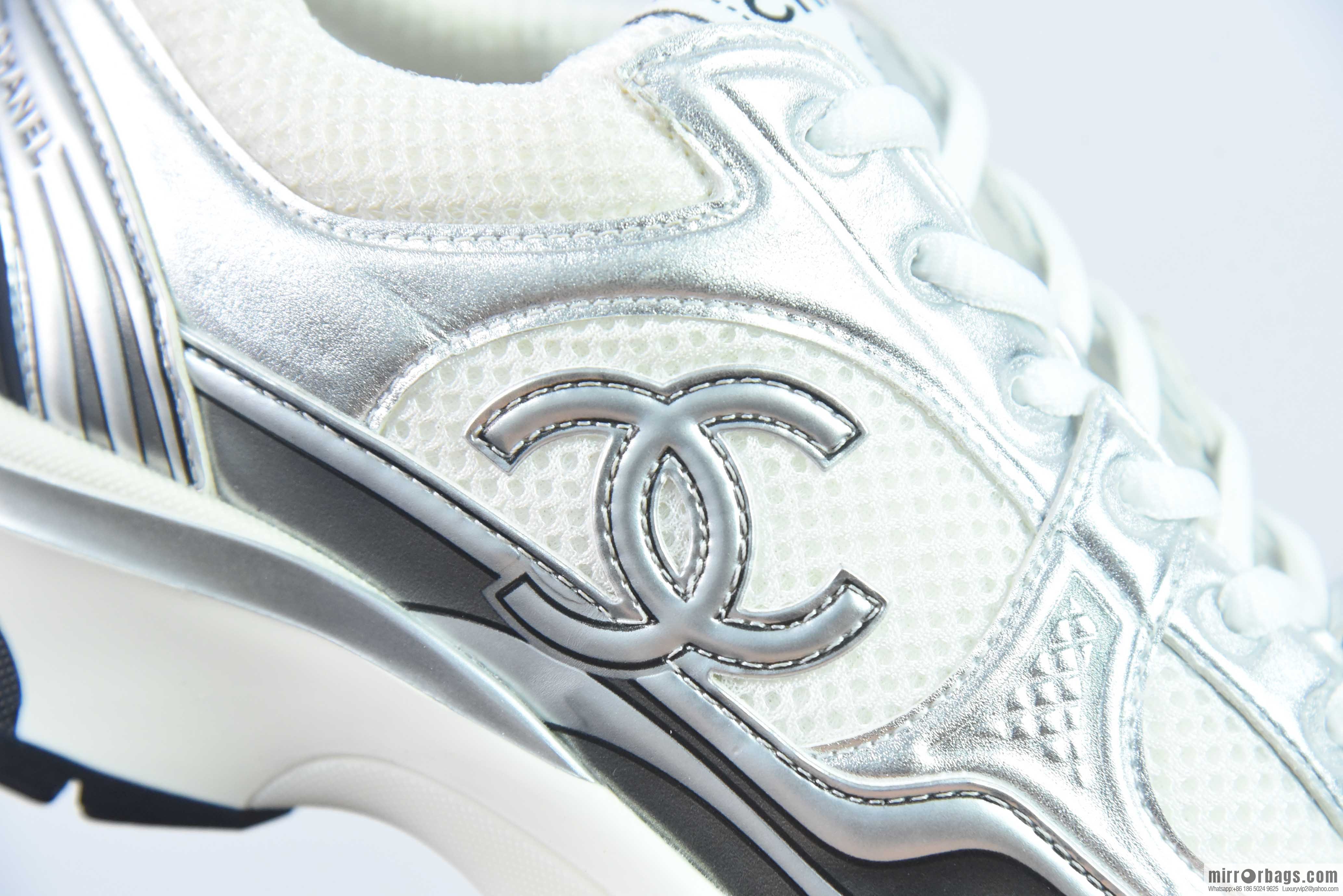 Chane/Chanel, French luxury brand 2023 Cruise Logo Casual Low series Cruise lightweight retro dad style versatile casual shoes