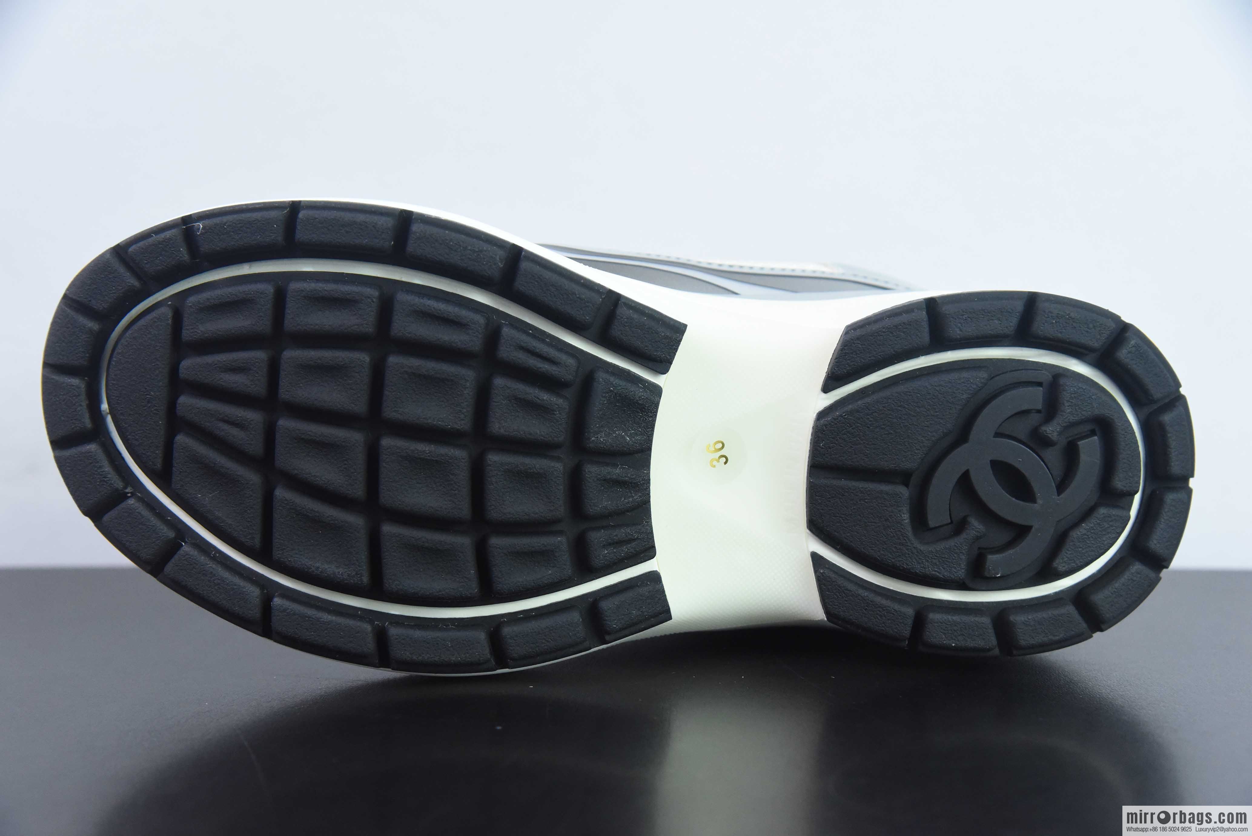 Chane/Chanel, French luxury brand 2023 Cruise Logo Casual Low series Cruise lightweight retro dad style versatile casual shoes