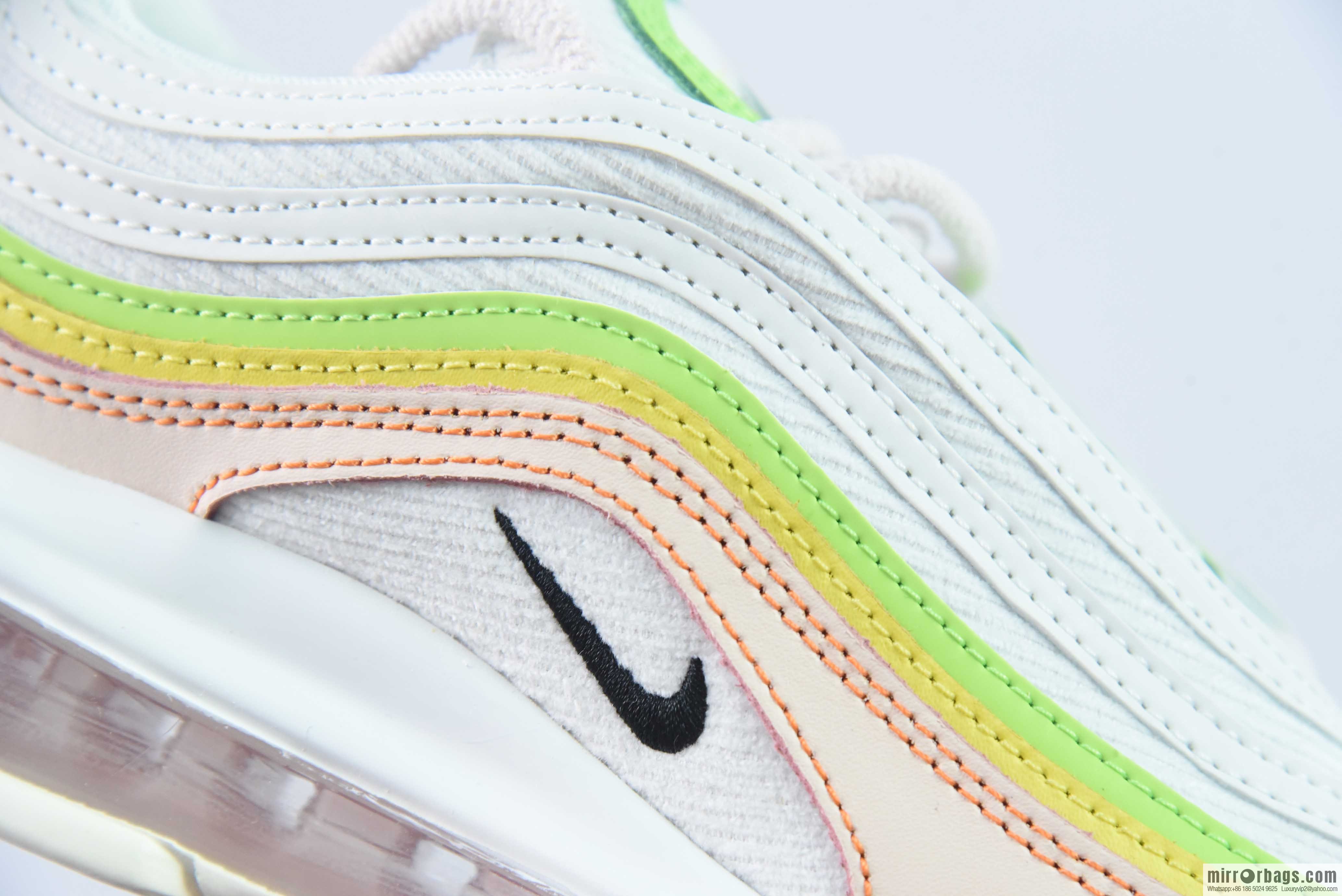NK Air Max 97 OG white and yellow pink sneakers, item number: FD0870-100