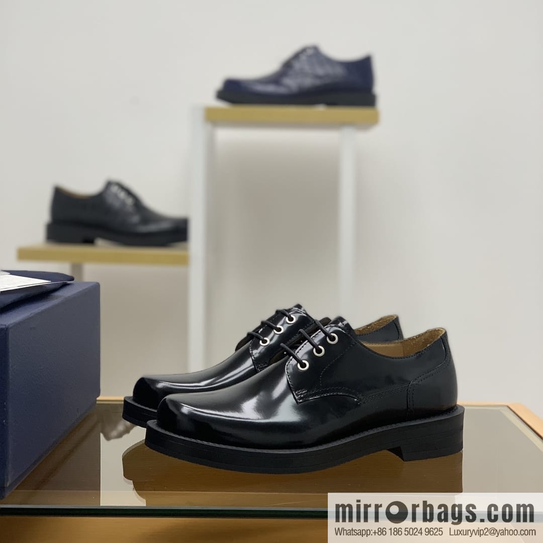 Dior selected leather made men's derby shoes
