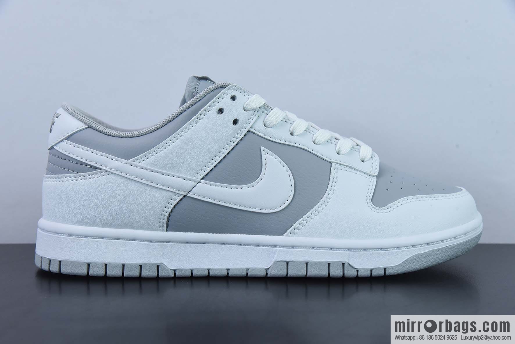 Nike Dunk Low Nike Gray White Low Top Vintage Casual Board Shoes DJ6188-003
