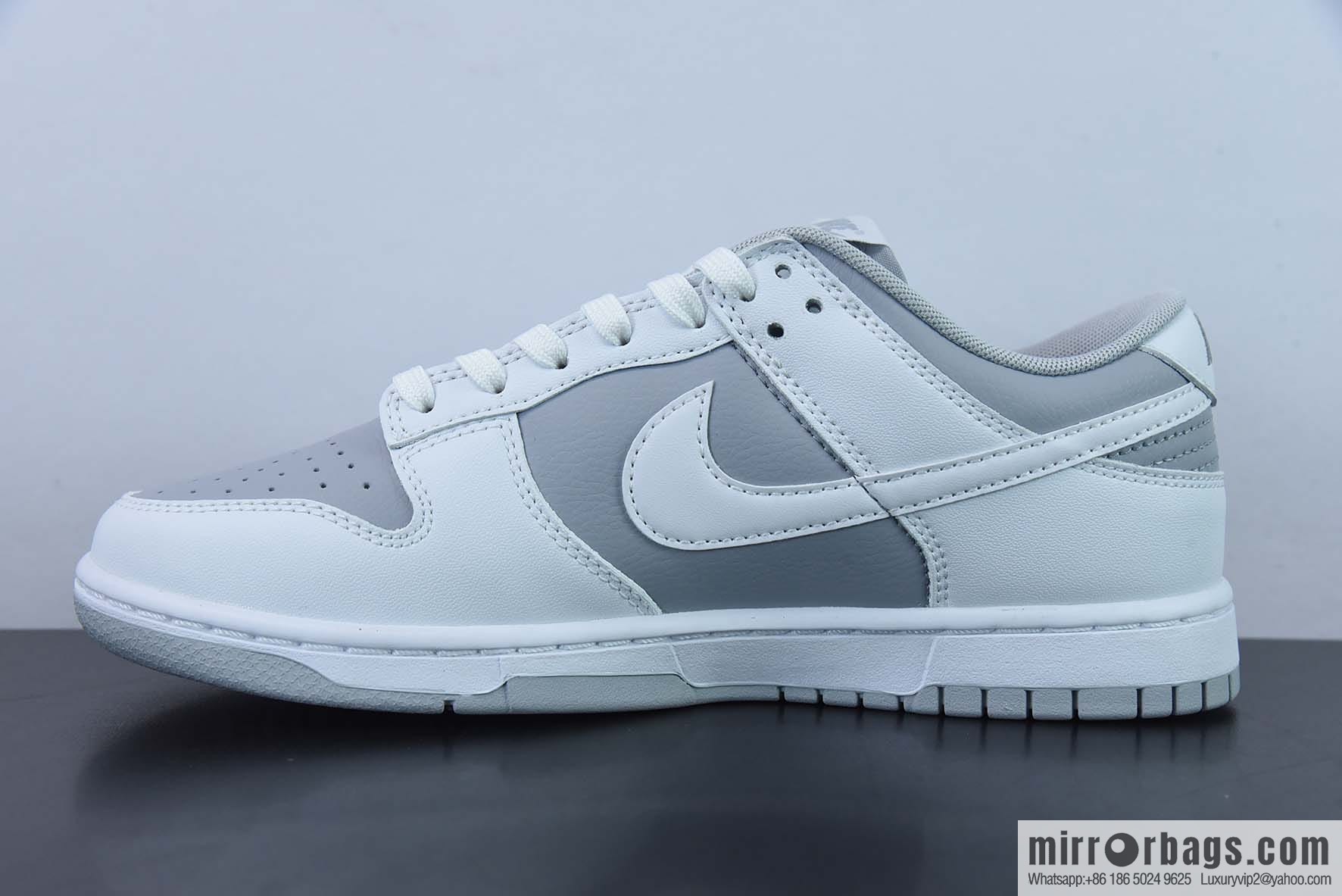 Nike Dunk Low Nike Gray White Low Top Vintage Casual Board Shoes DJ6188-003