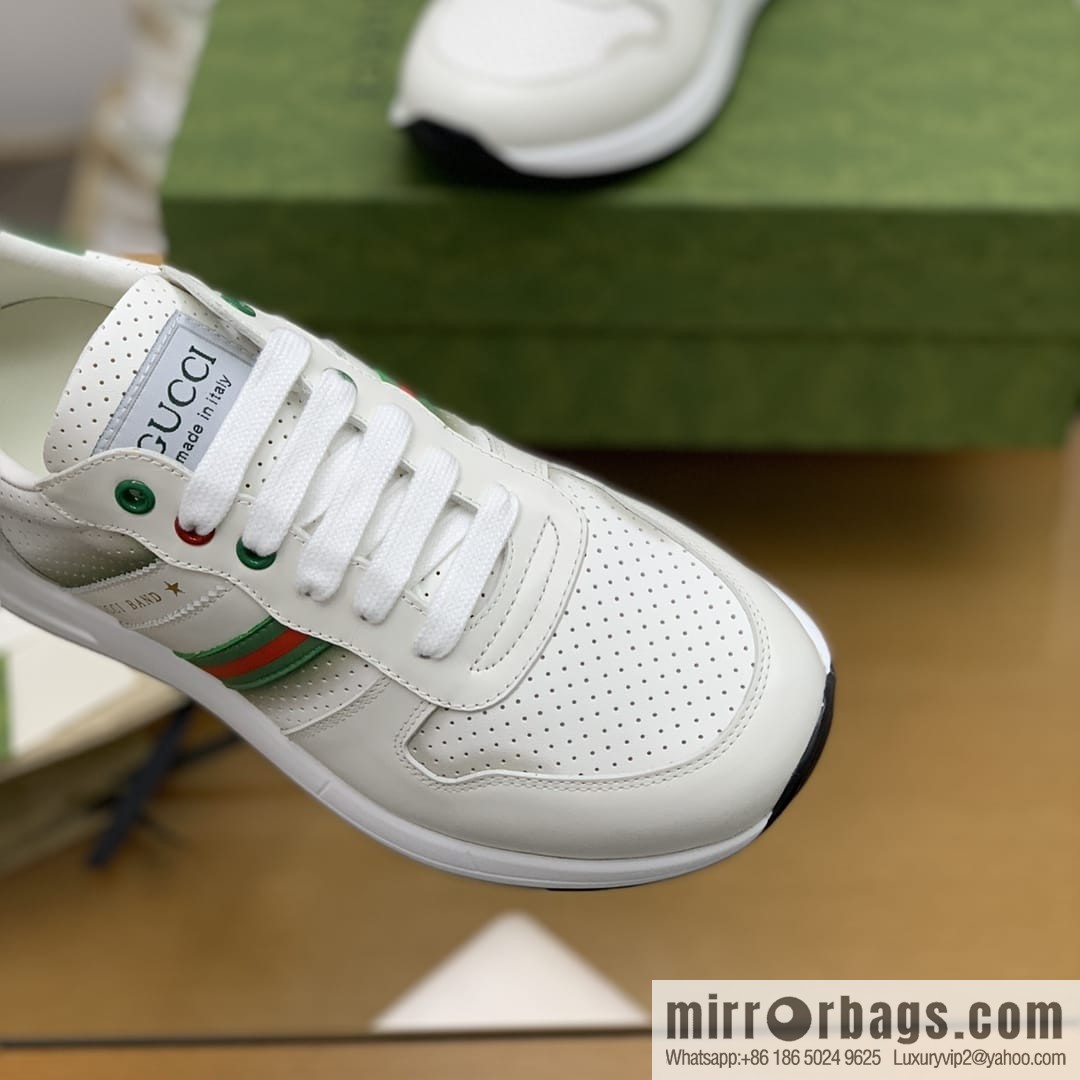 Gucci Gucci color matching double G men's sports running shoes