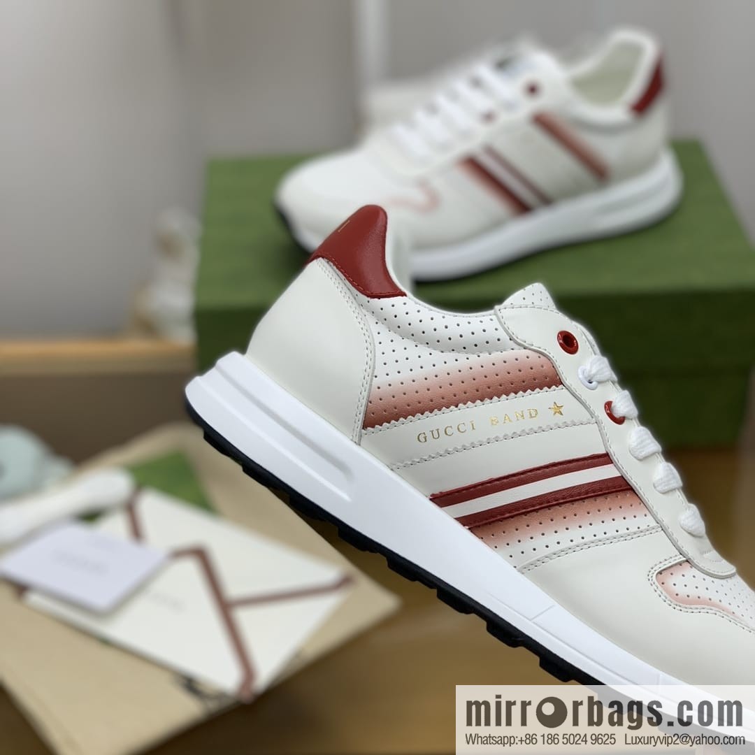 Gucci Gucci color matching double G men's sports running shoes