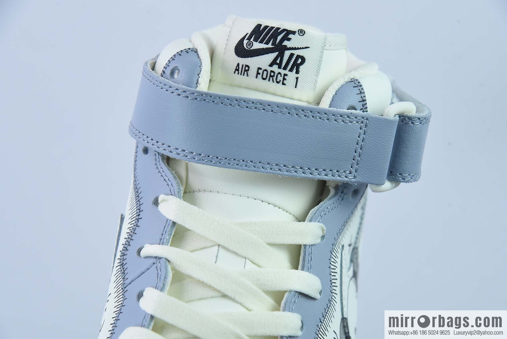 Nike Air Force 1 AF1 Air Force One/Zhongbang, white gray KAWS joint model, graffiti, sesame street doll low-top casual board shoes, item number: CW2308-211