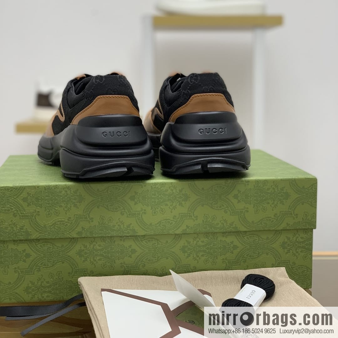 Gucci Gucci G Replica Luxury Handbag High Version Vintage Daddy Shoes Casual sneakers