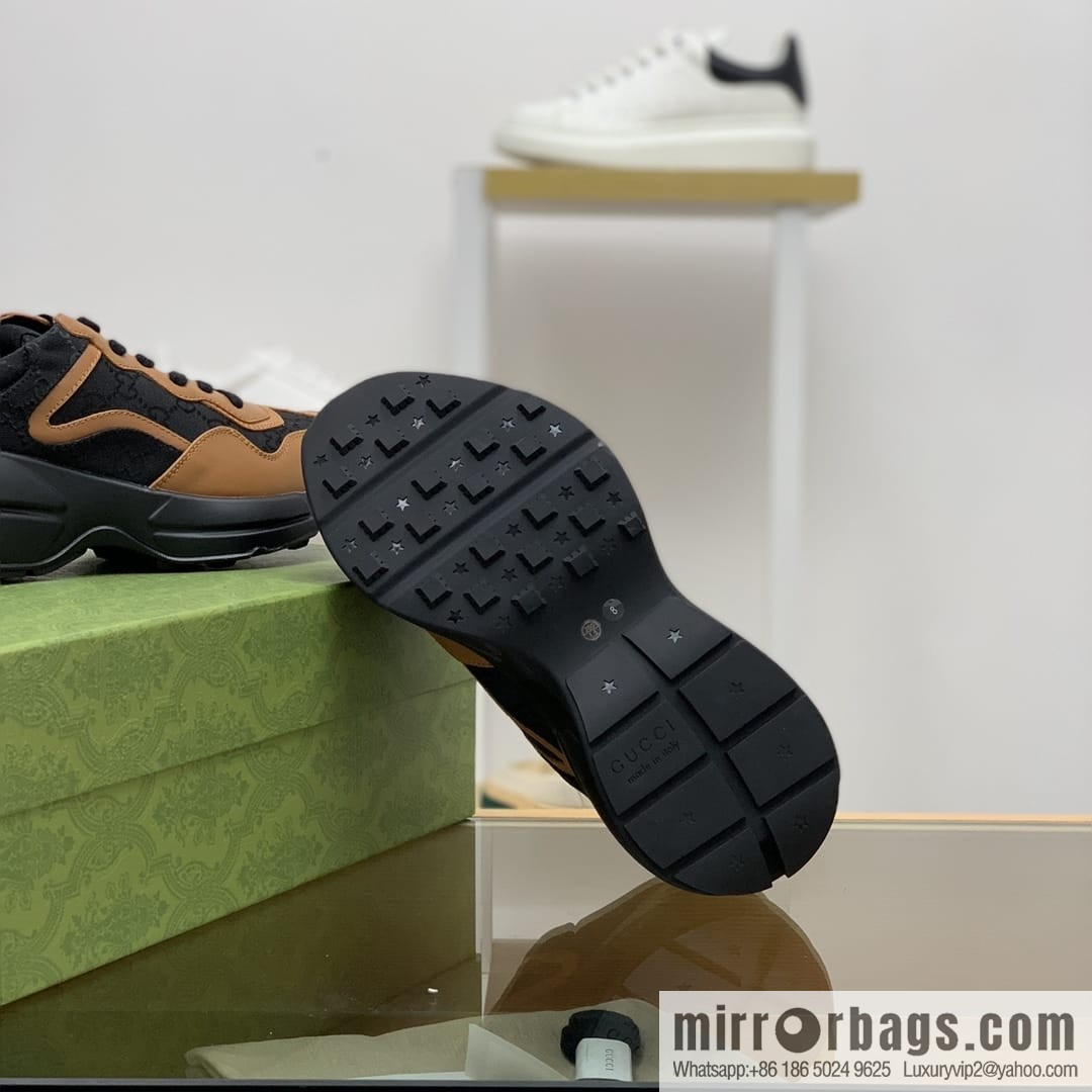 Gucci Gucci G Replica Luxury Handbag High Version Vintage Daddy Shoes Casual sneakers