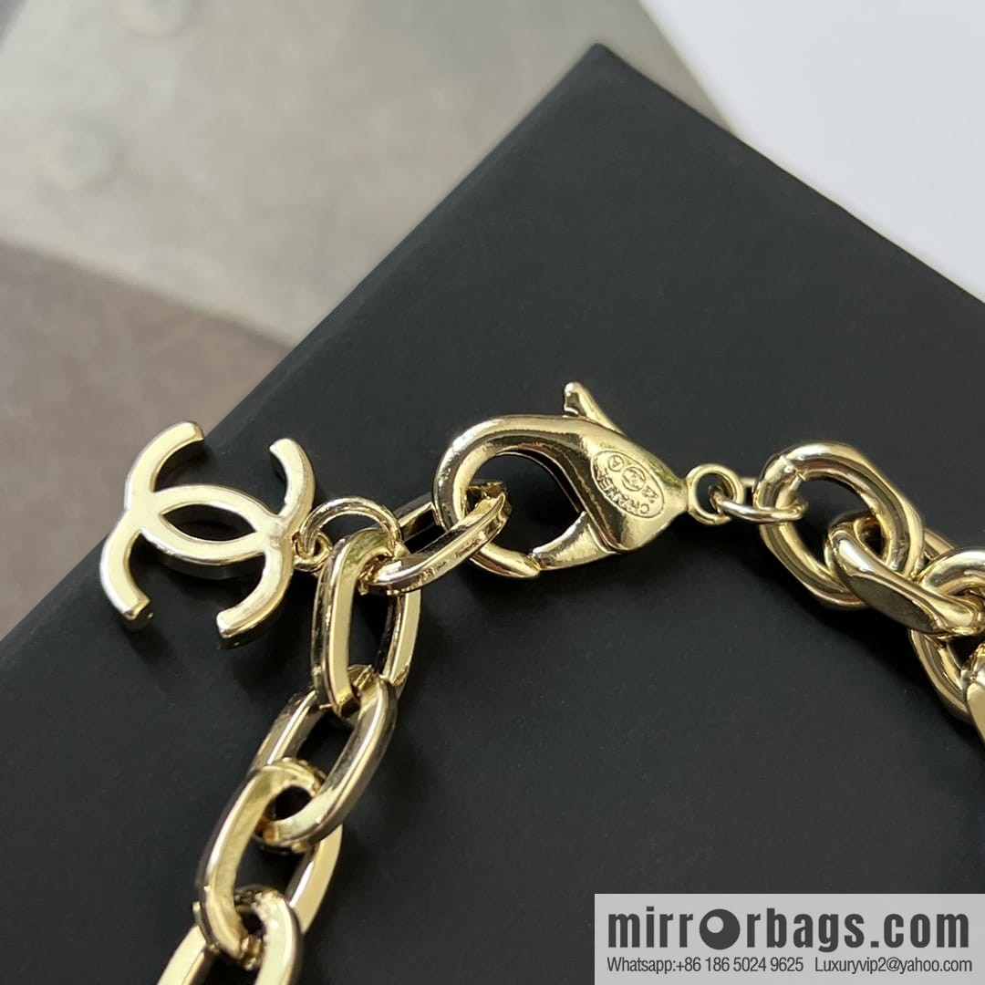 New ☑️ Chanel double c bracelet necklace