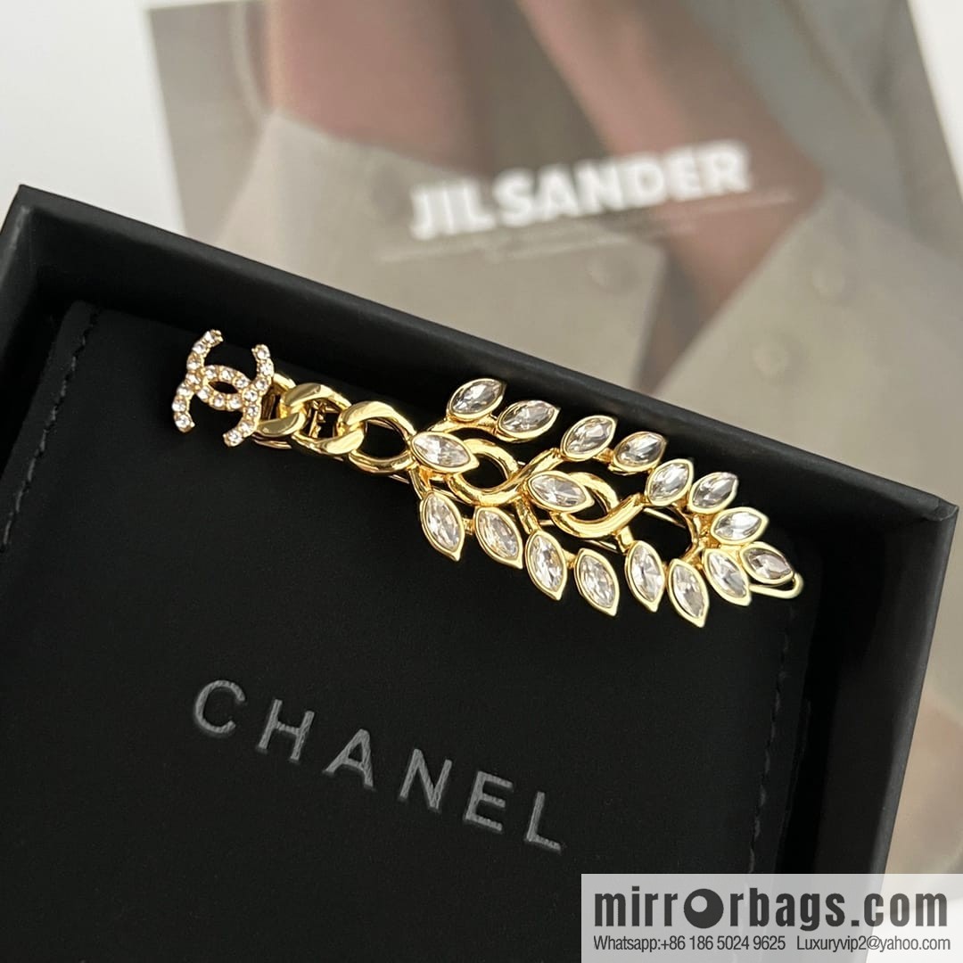 New ☑️ Chanel double c gold wheat ear hairpin hairpin