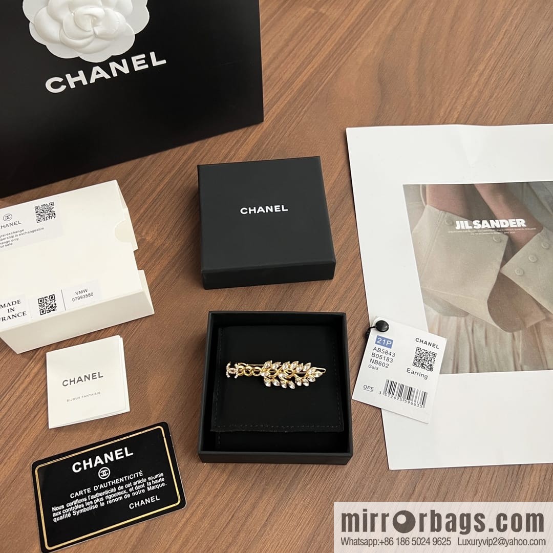 New ☑️ Chanel double c gold wheat ear hairpin hairpin