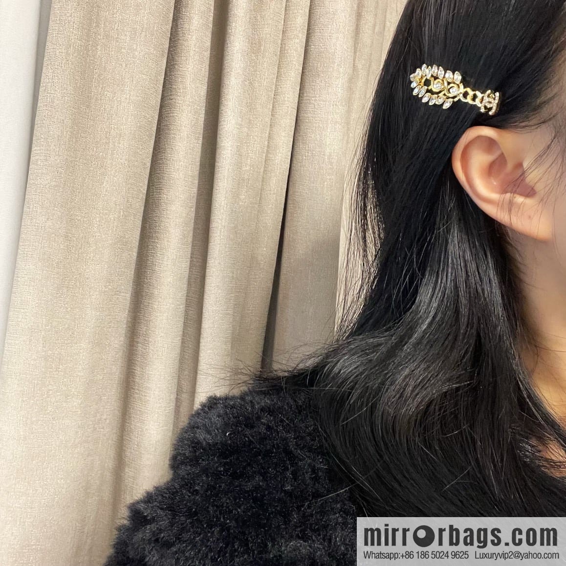 New ☑️ Chanel double c gold wheat ear hairpin hairpin