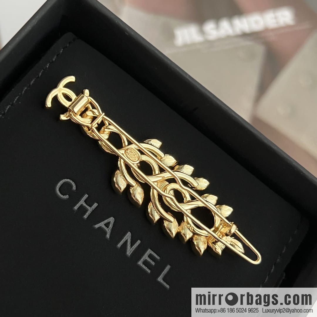 New ☑️ Chanel double c gold wheat ear hairpin hairpin