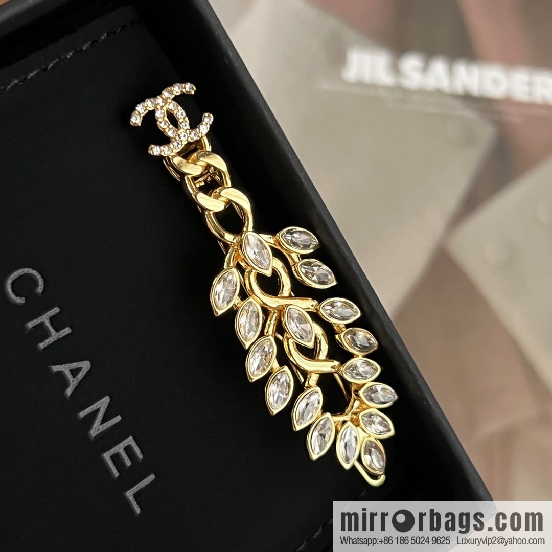 New ☑️ Chanel double c gold wheat ear hairpin hairpin