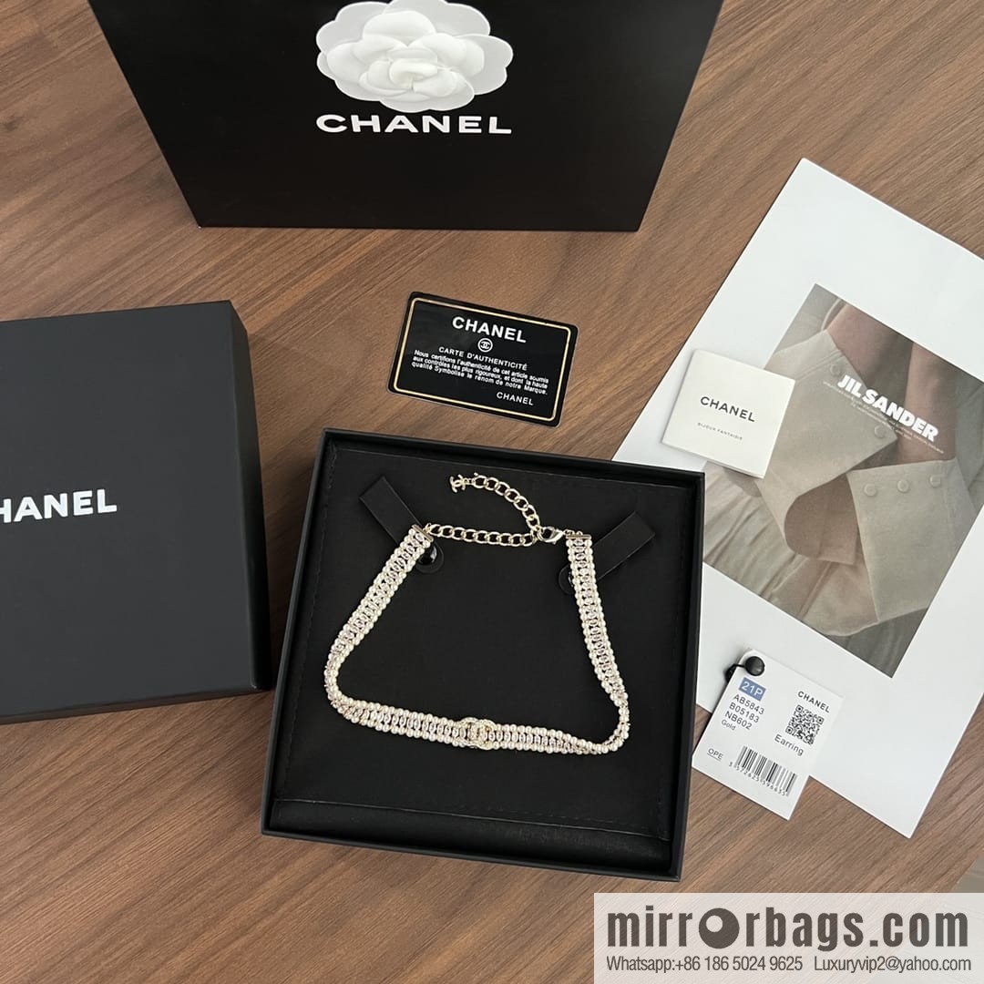 New ☑️ Chanel double c pearl necklace