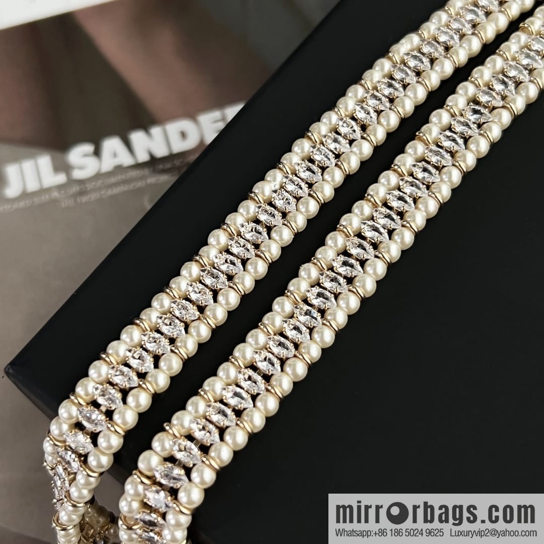 New ☑️ Chanel double c pearl necklace
