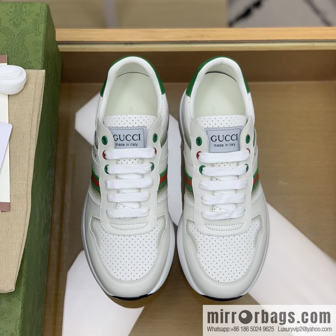Gucci Gucci rubber outsole non-slip men's sports running shoes