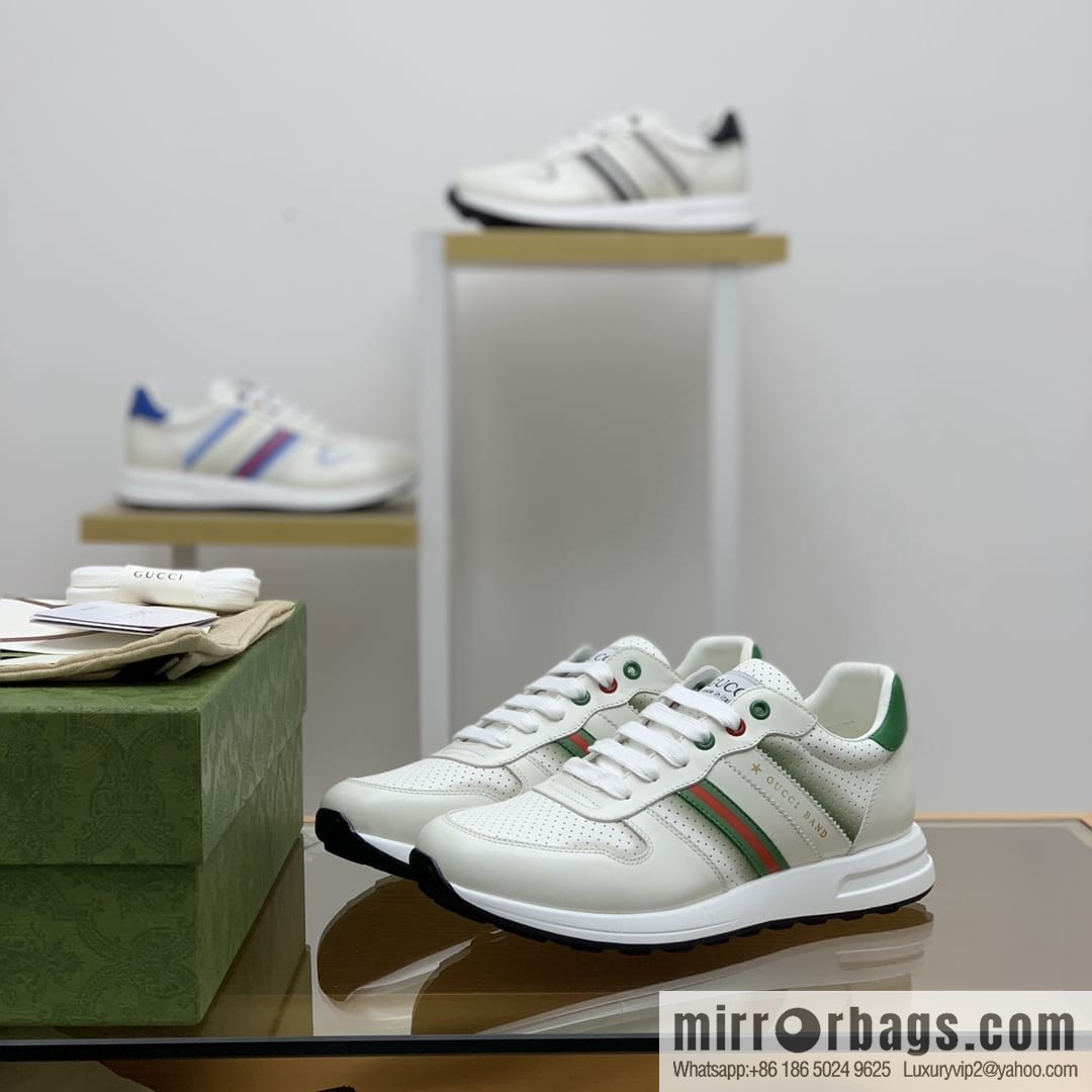 Gucci Gucci rubber outsole non-slip men's sports running shoes