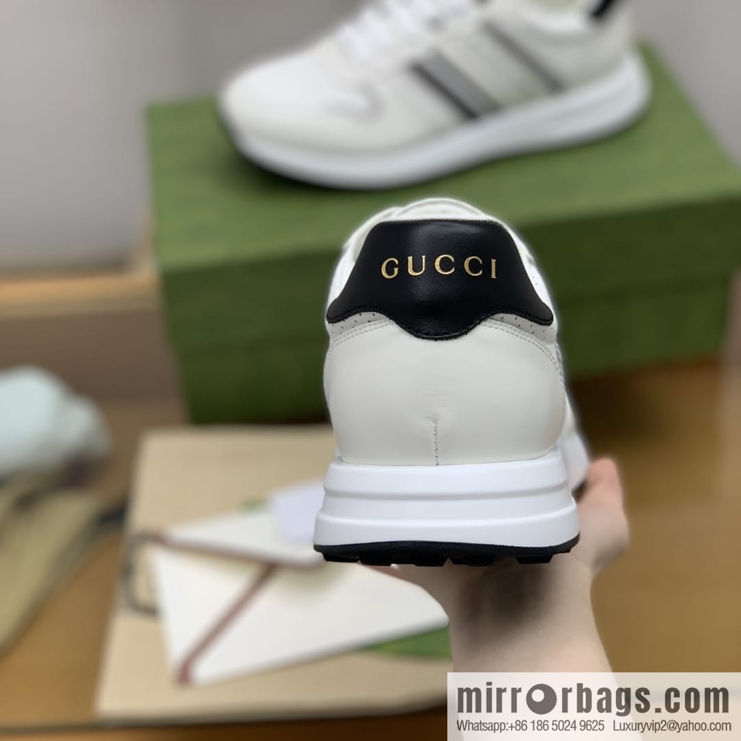 Gucci Gucci rubber outsole non-slip men's sports running shoes