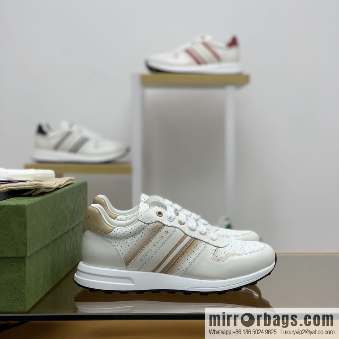 Gucci Gucci rubber outsole non-slip men's sports running shoes