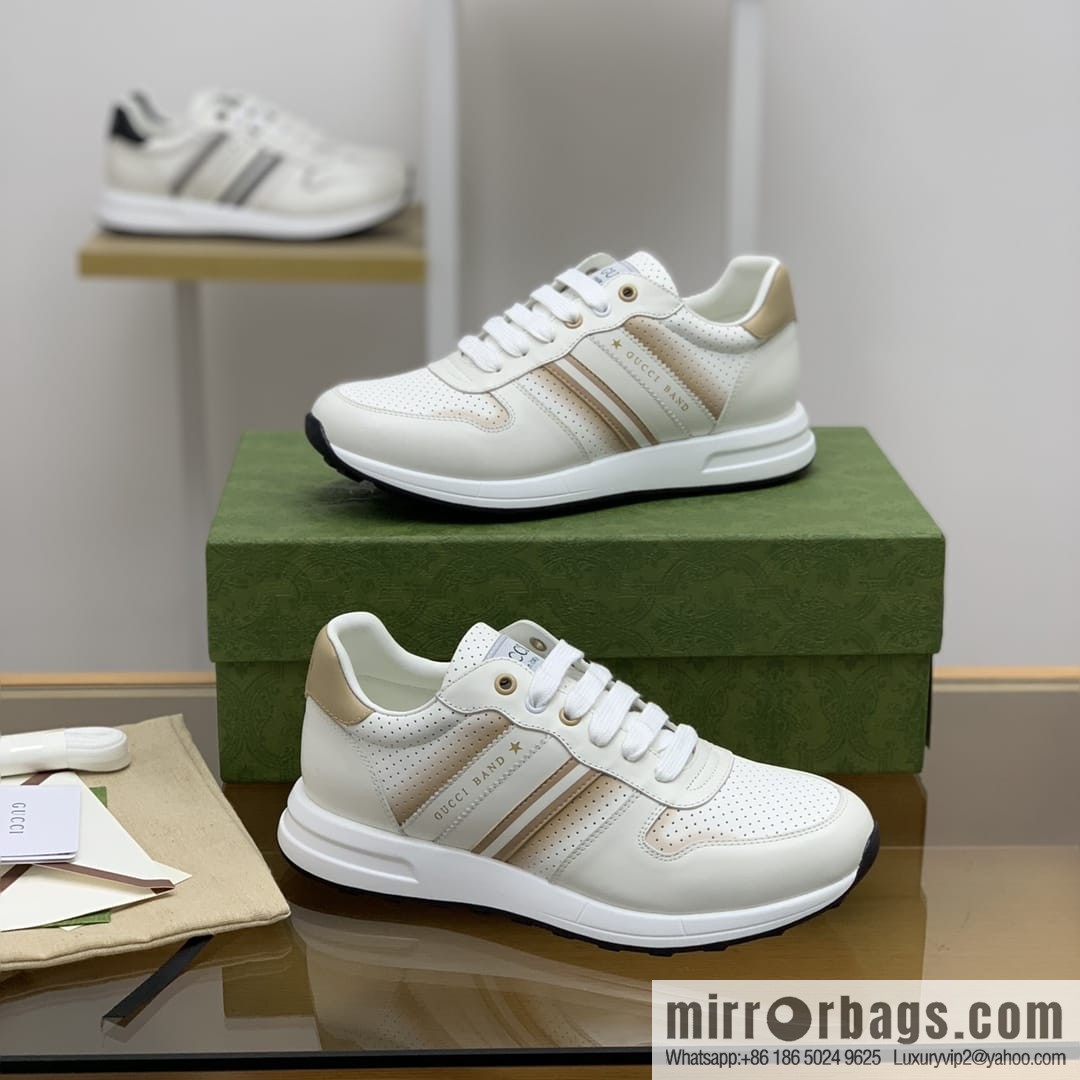 Gucci Gucci rubber outsole non-slip men's sports running shoes