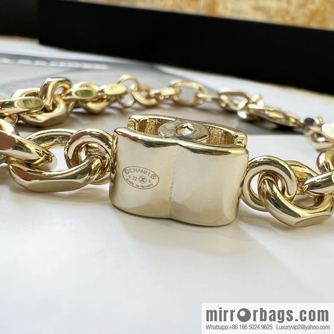 New ☑️ Chanel double c bracelet necklace