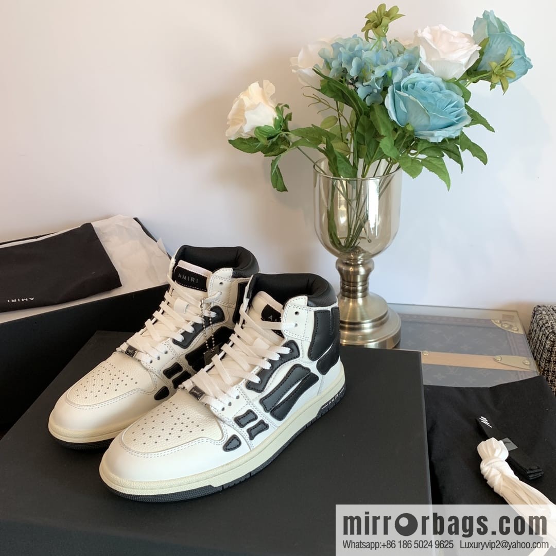 Handmade Unisex His & Hers high top bone shoes with double leather fit