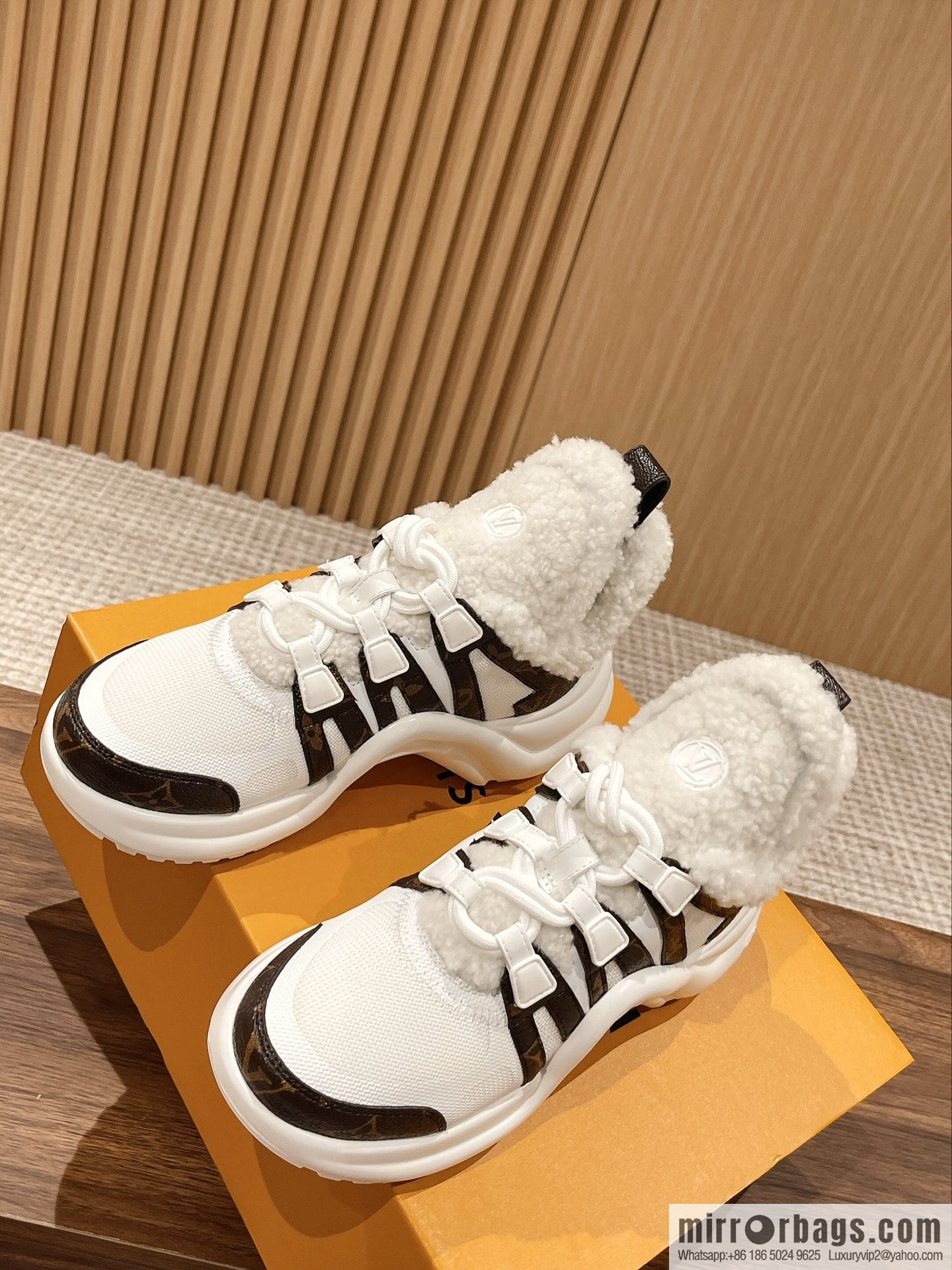 LV/Louis Vuitton donkey brand official website leisure sports dad shoes