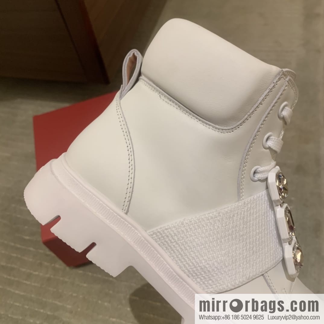 RV Walky Viv Cloud Rhinestone Square Buckle Boots/Boots