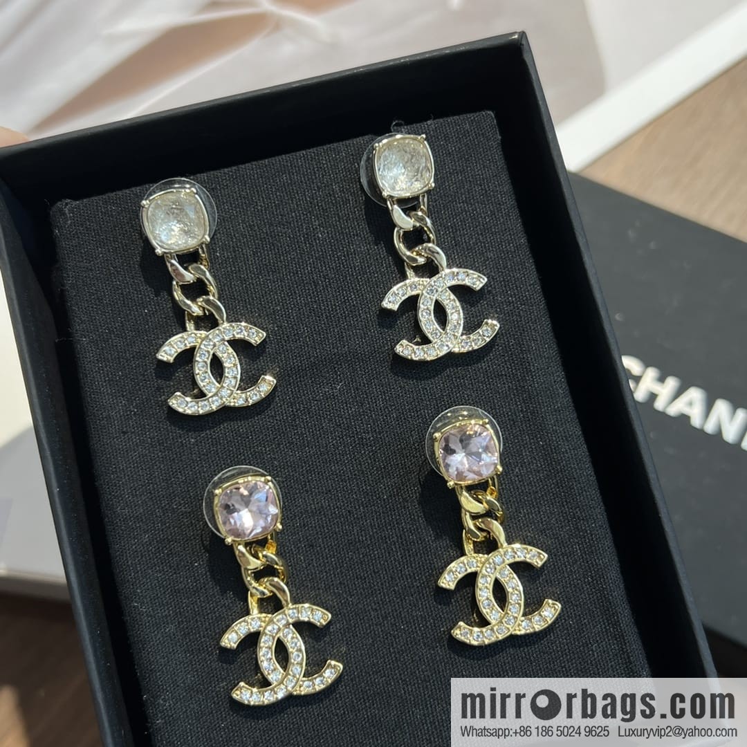 New ☑️ Chanel c2 double c stud earrings