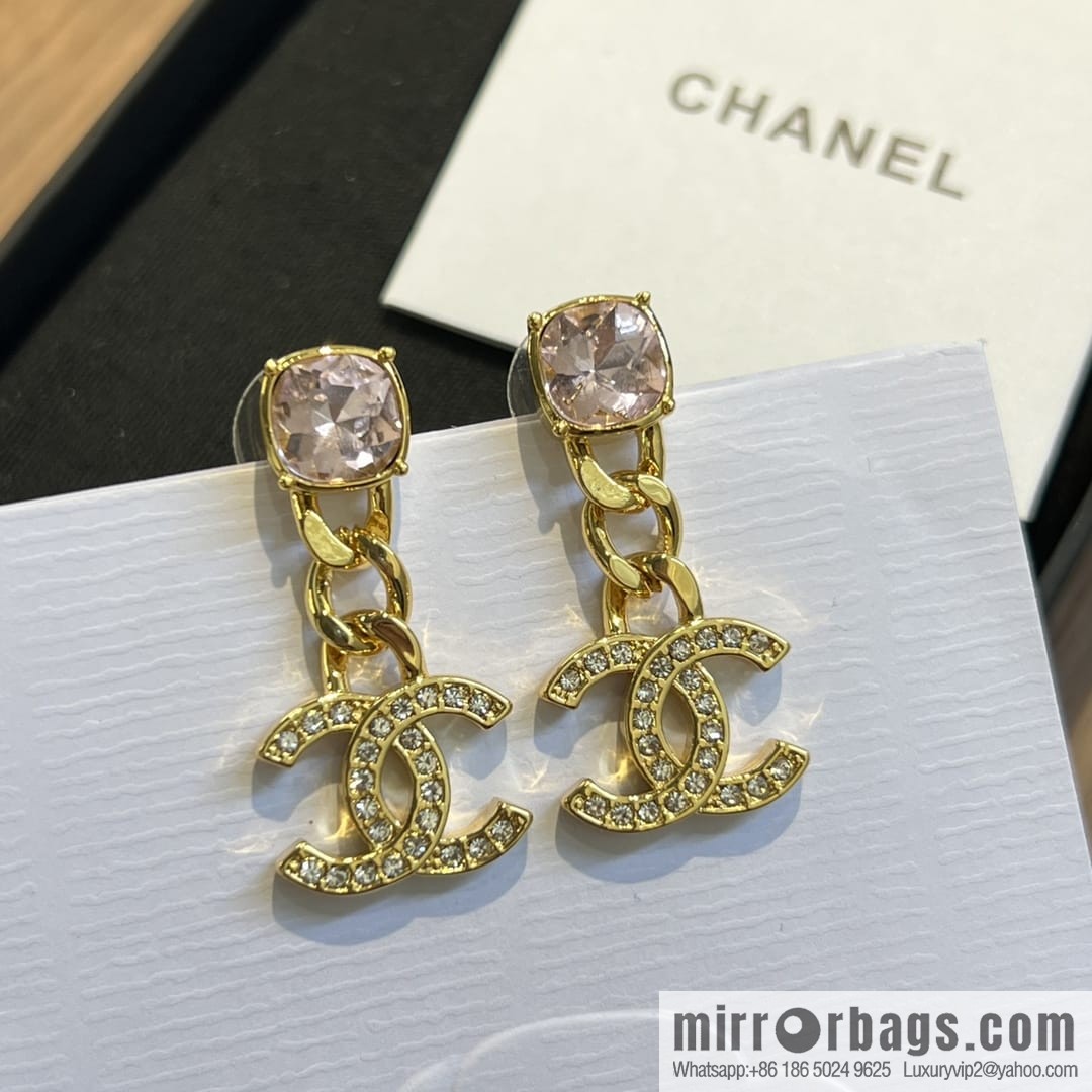 New ☑️ Chanel c2 double c stud earrings