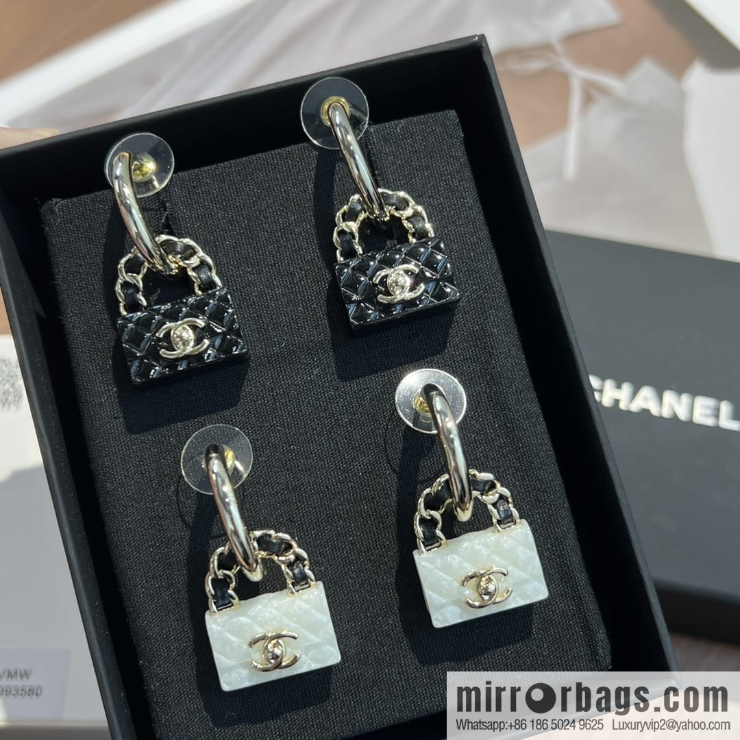 New ☑️ Chanel c2 double c lock bag stud earrings