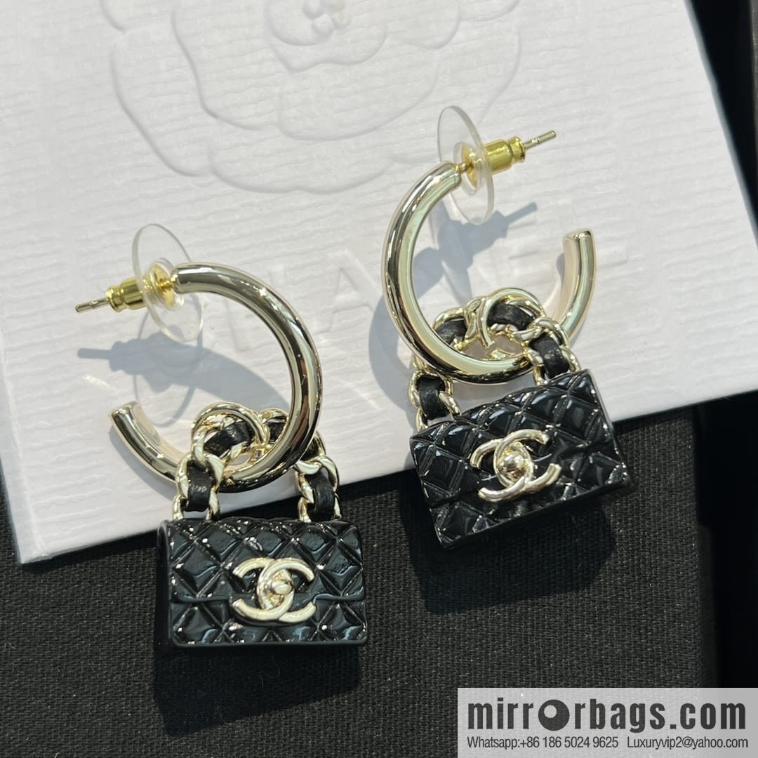 New ☑️ Chanel c2 double c lock bag stud earrings