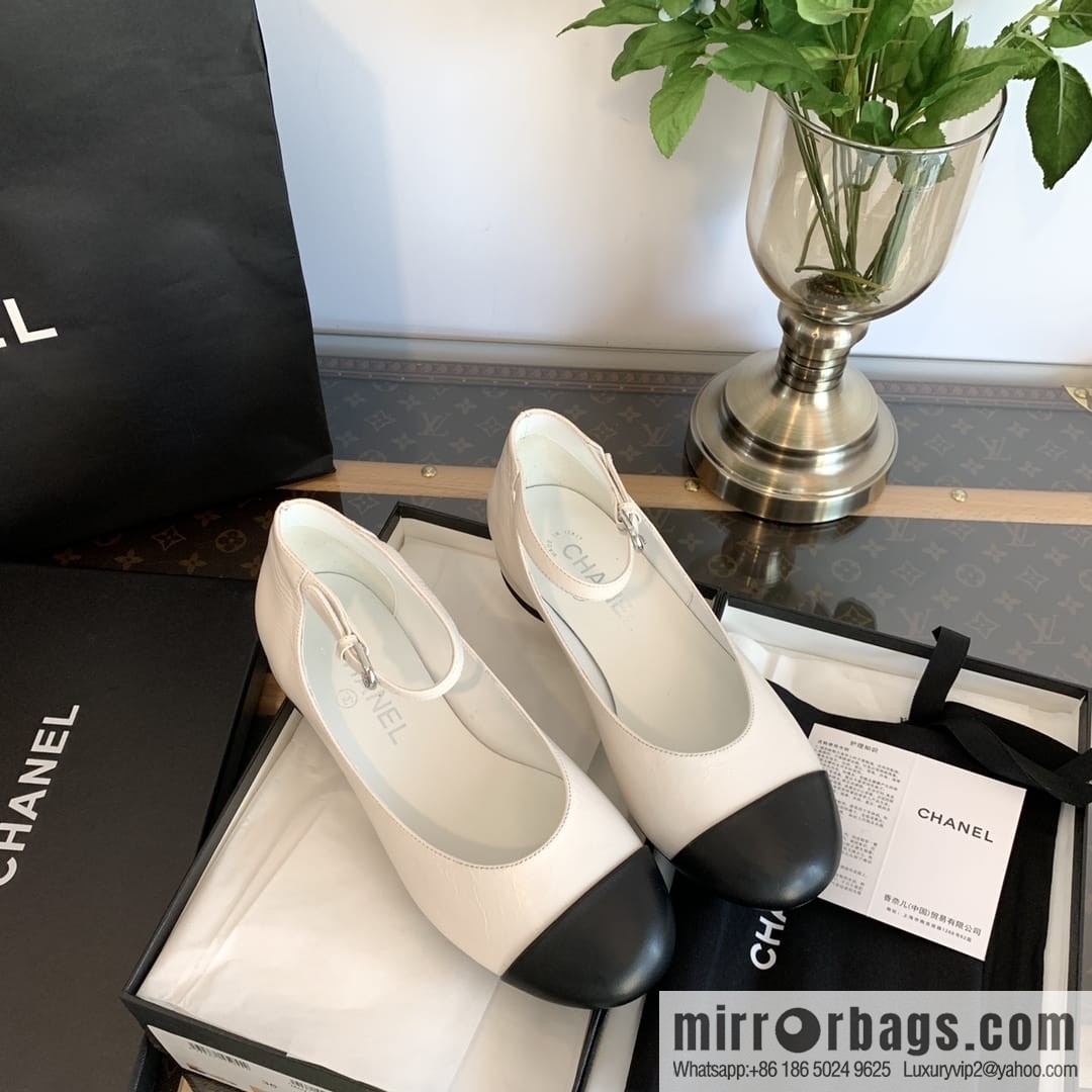 Chanel Pearl and Mary Jane Shoes