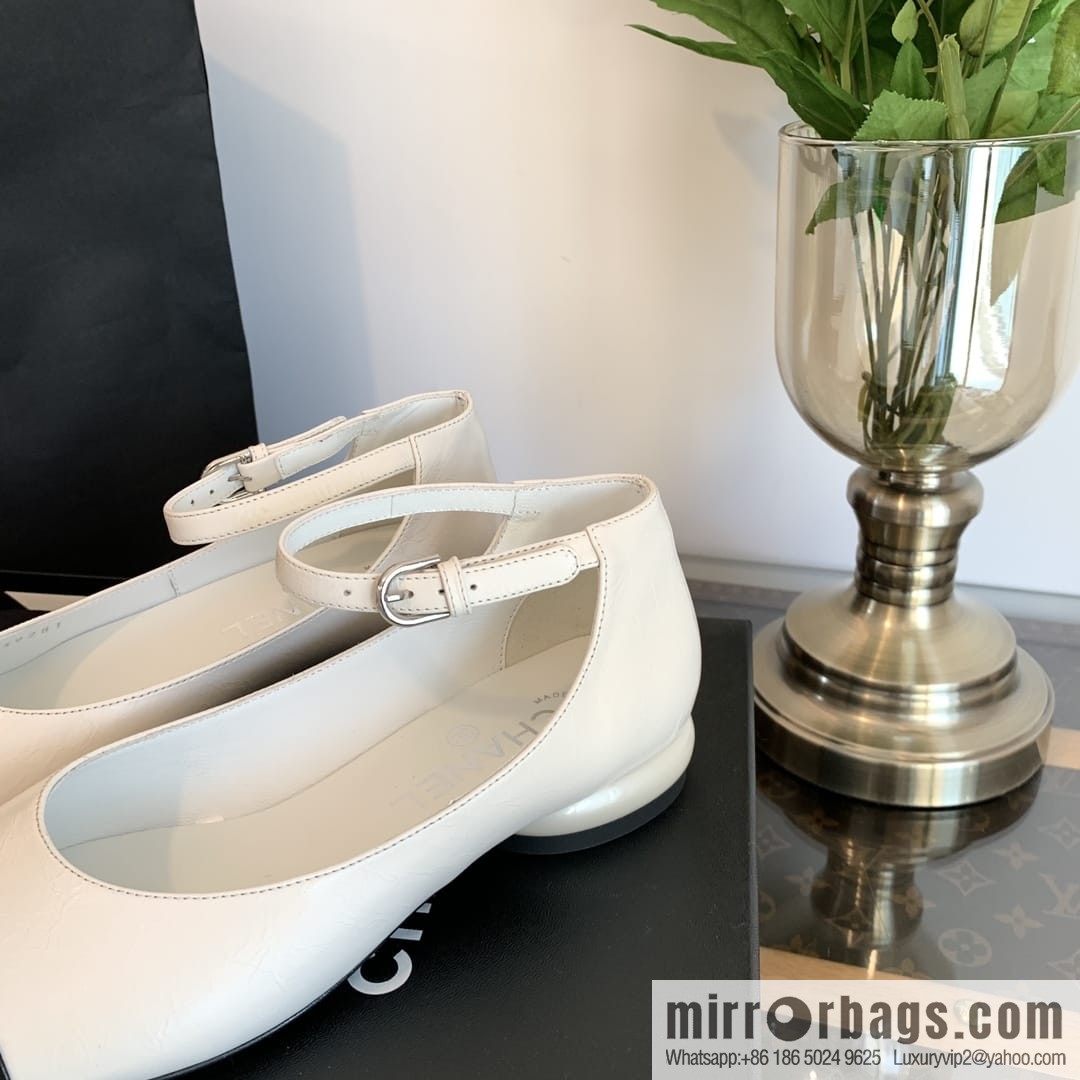 Chanel Pearl and Mary Jane Shoes