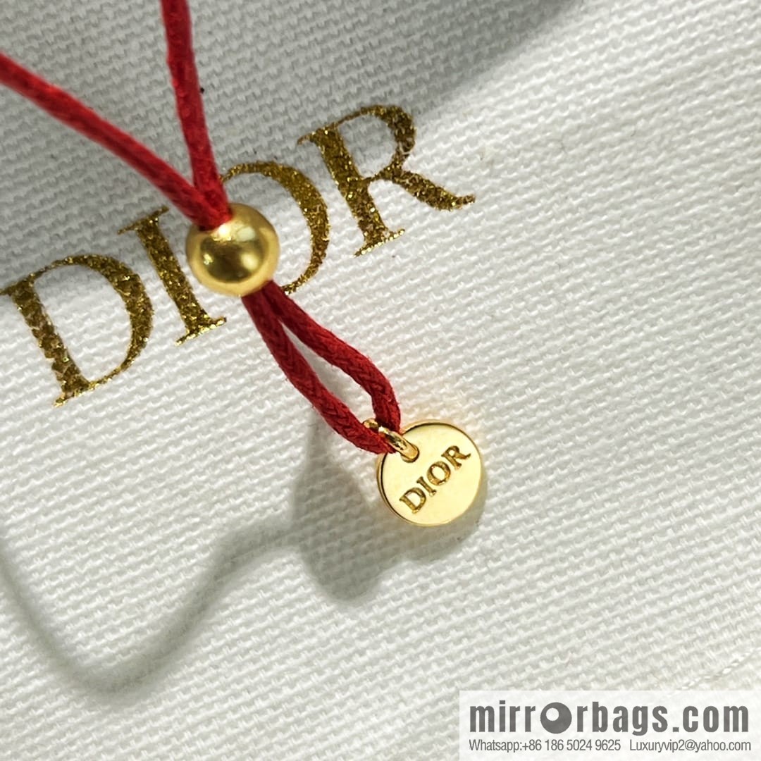 Dior rabbit 🐰 red rope bracelet hand rope