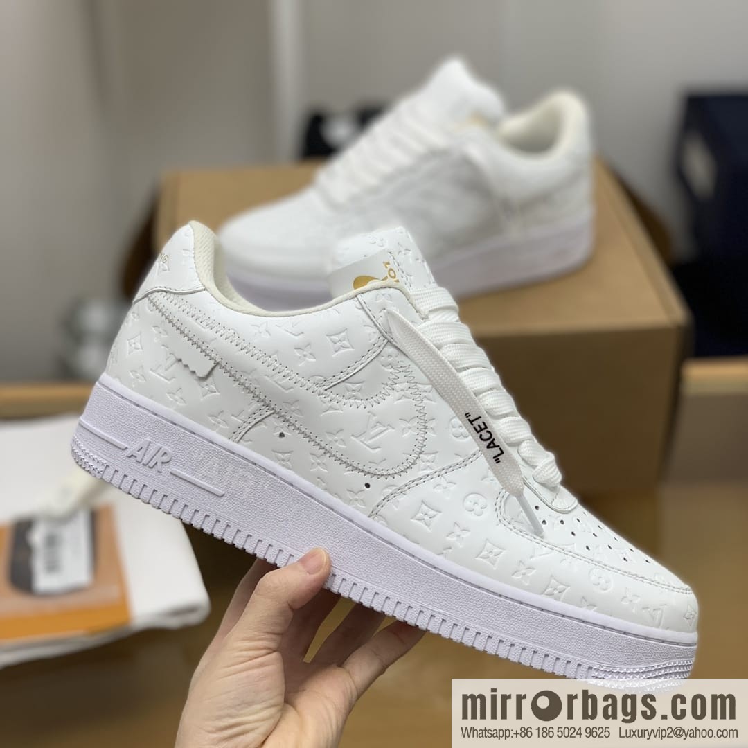 Louis Vuitton Monogram patchwork His & Hers sneakers